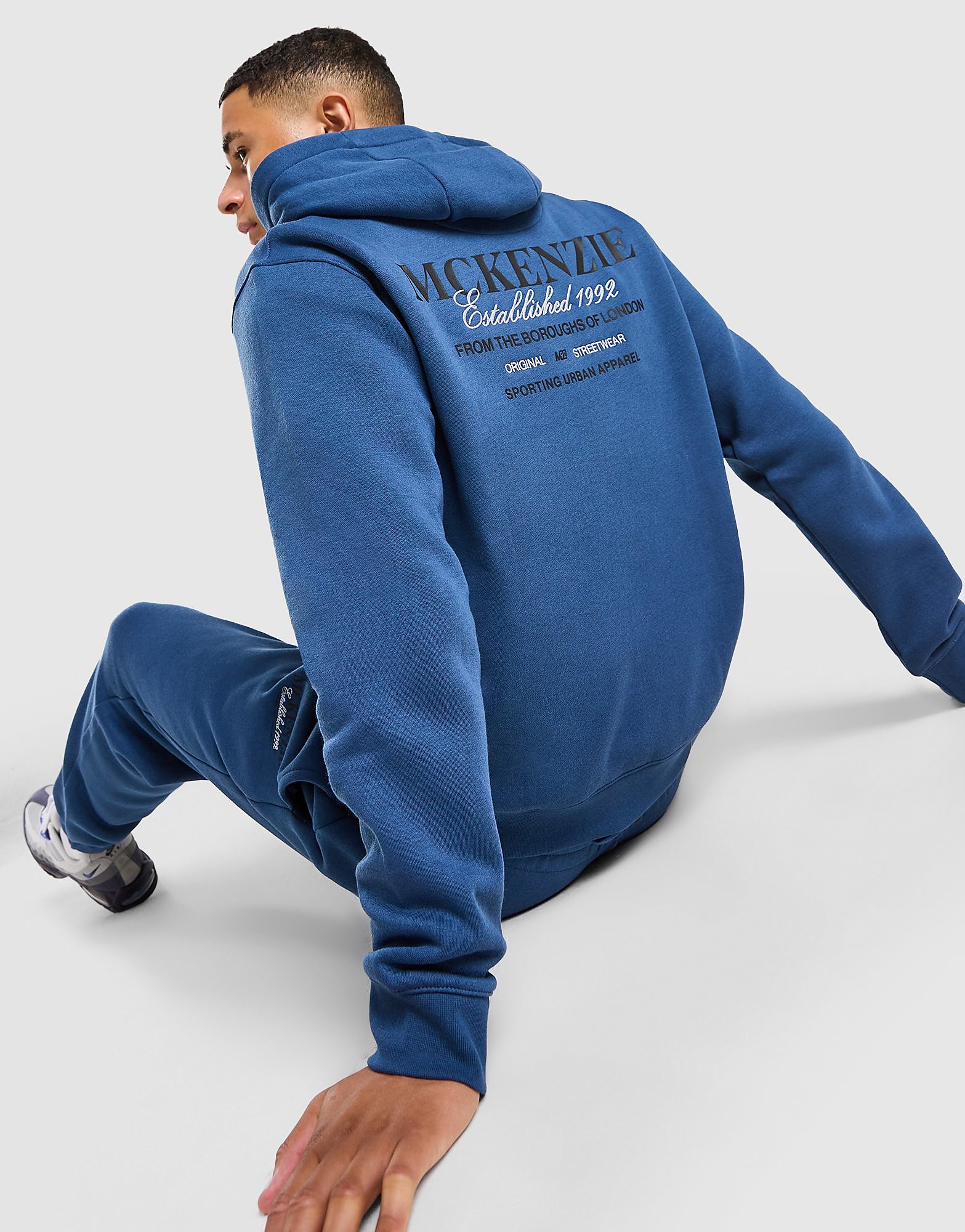 McKenzie Type Overhead Hoodie - Blauw- Heren, Blauw XS