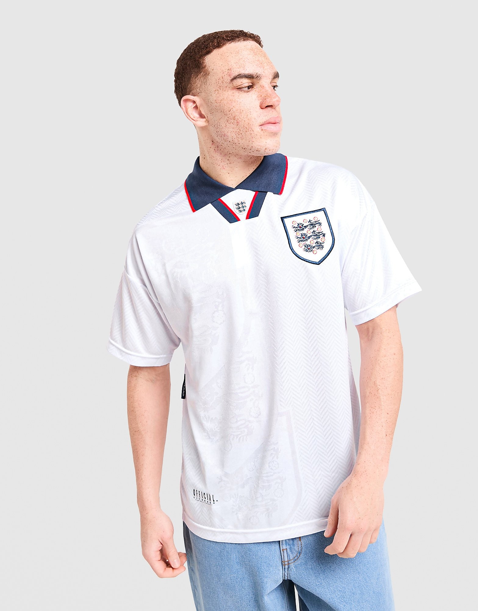 Score Draw England '93 Retro Home Shirt - vue 1