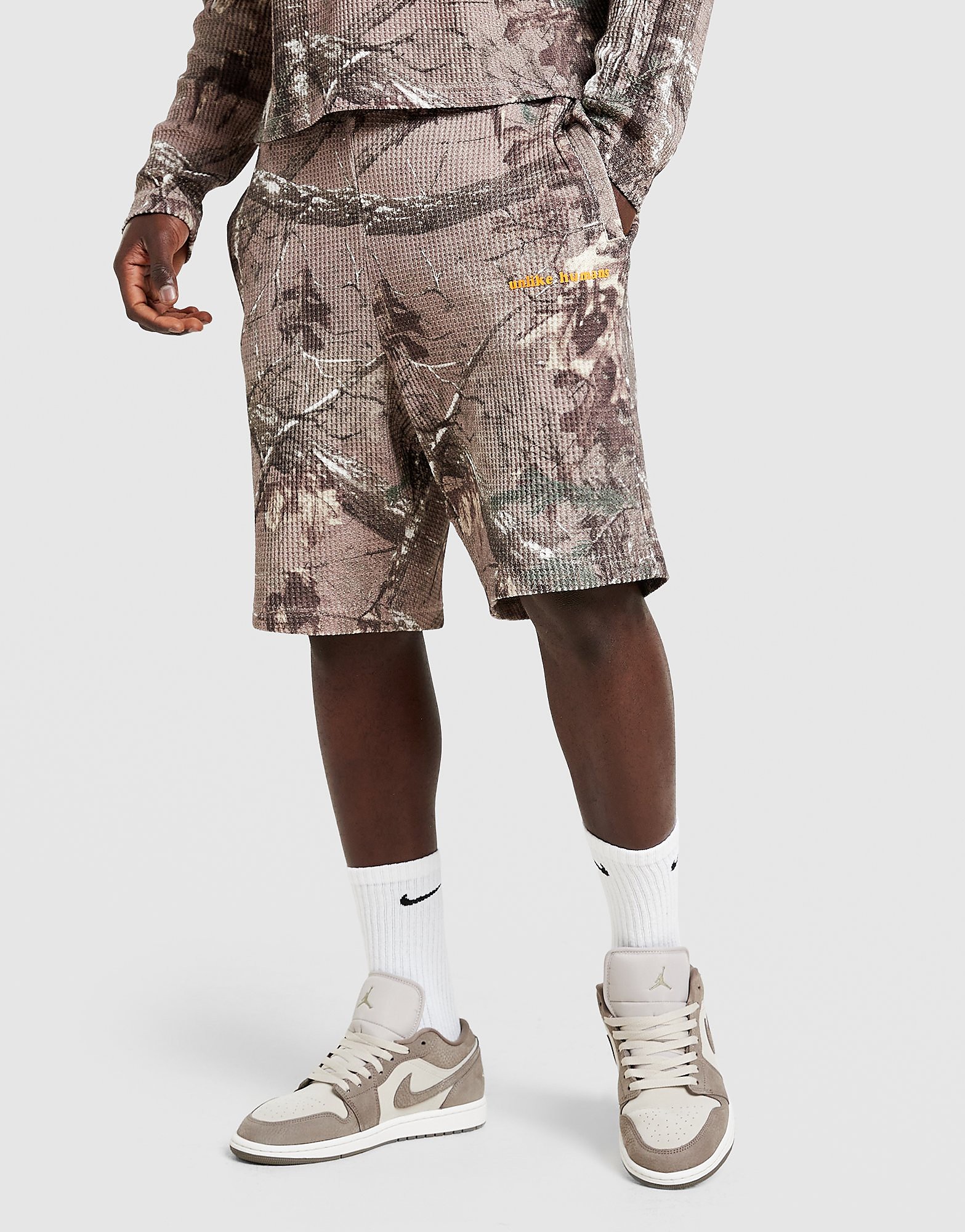 Unlike Humans Lua Waffle Realtree Shorts