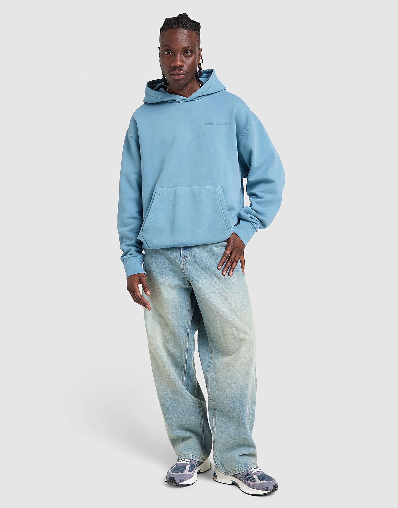 Mens Pigment Hoodie - Blu, blu blu Uomo taglia XL