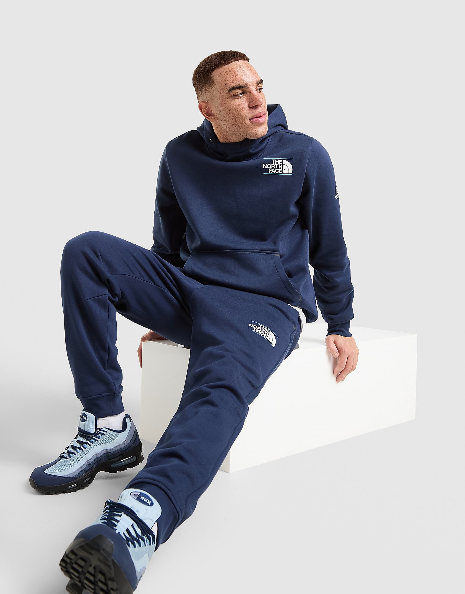 The North Face Mountain Athletics Fleece Joggers Blauw- Heren Blauw