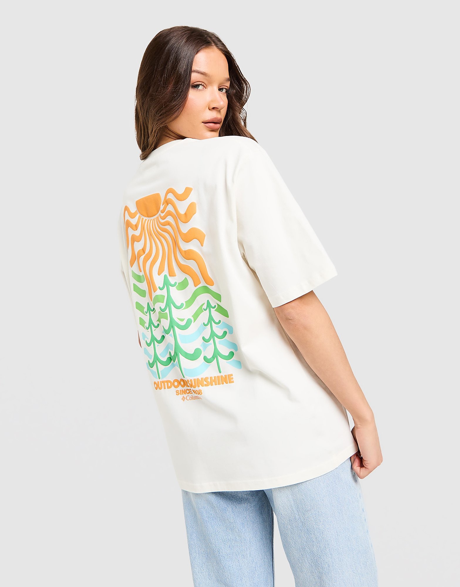 Columbia Sun Wave T Shirt Crème Crème