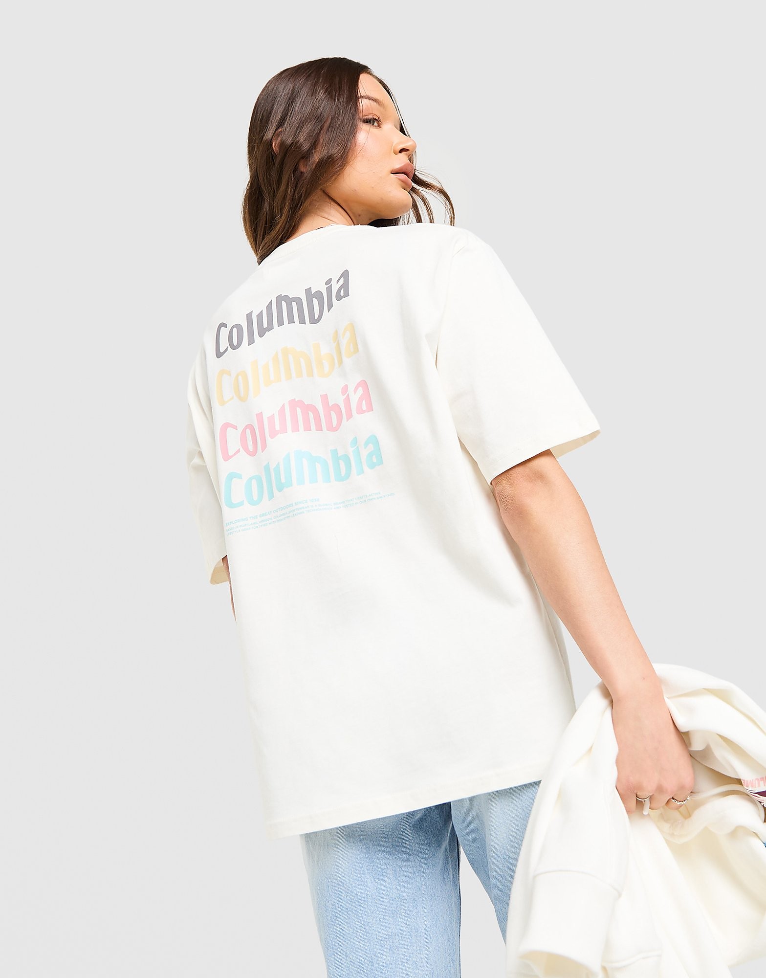 Columbia Wave T Shirt Crème Crème