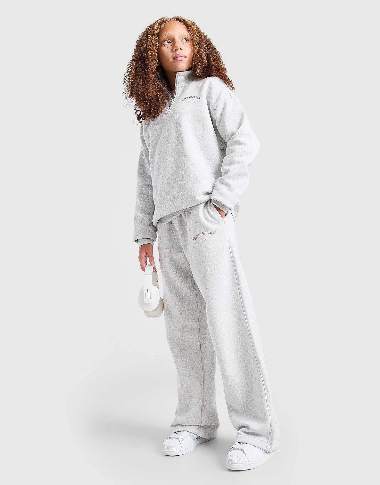 adidas Originals Girls' Varsity Joggers Junior - Grijs - Kind, Grijs 7-8YR