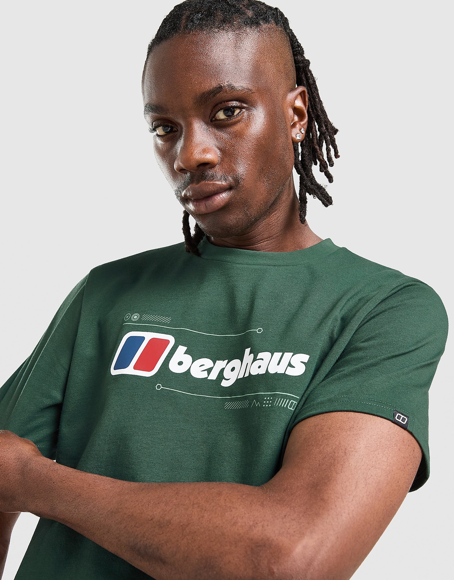 Berghaus Logo T-Shirt - Groen- Heren, Groen