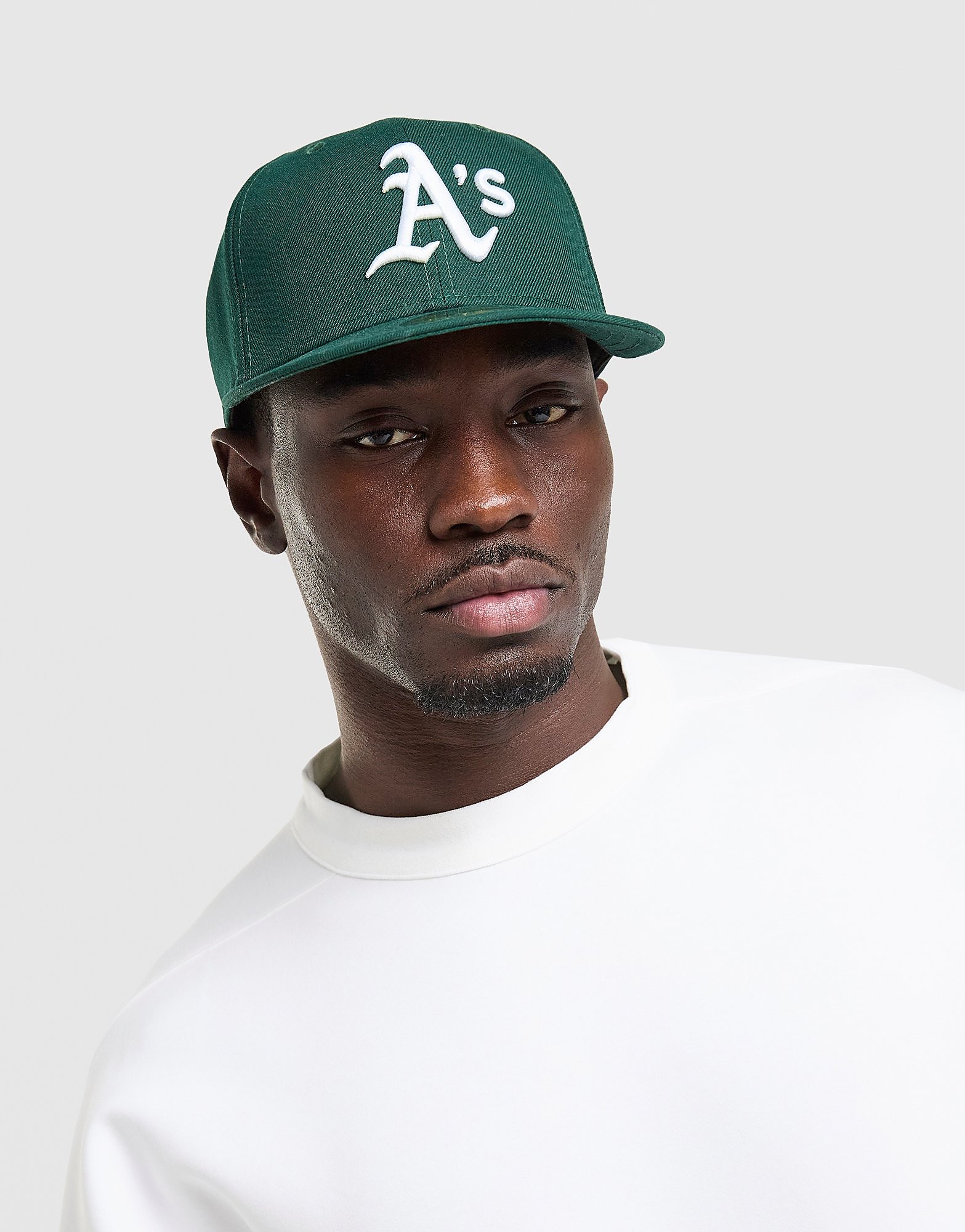 Womens MLB Oakland Athletics 59FIFTY Cap - Verde, verde verde Uomo taglia 7 5/8