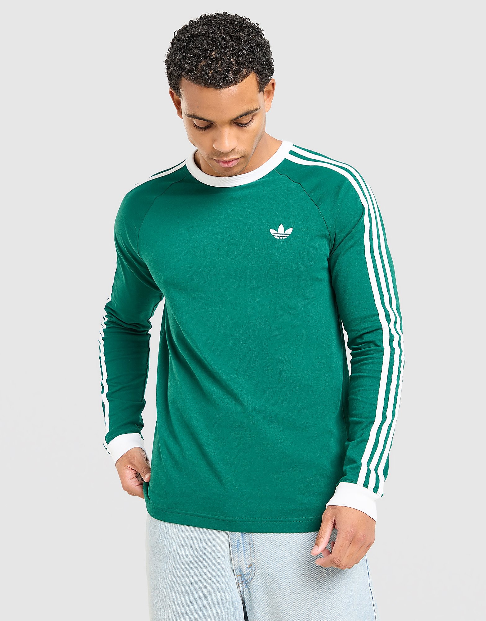 adidas Originals T shirt Manches Longues 3 Stripes - vue 1