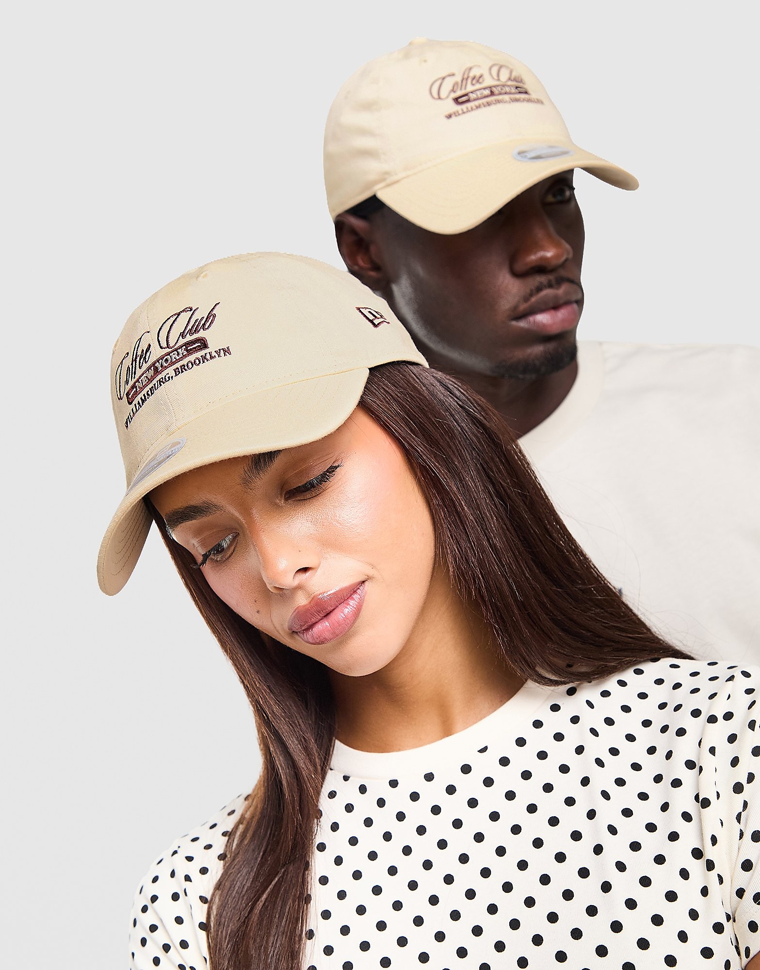 New Era 9TWENTY New York Cafe Cap Crème Crème