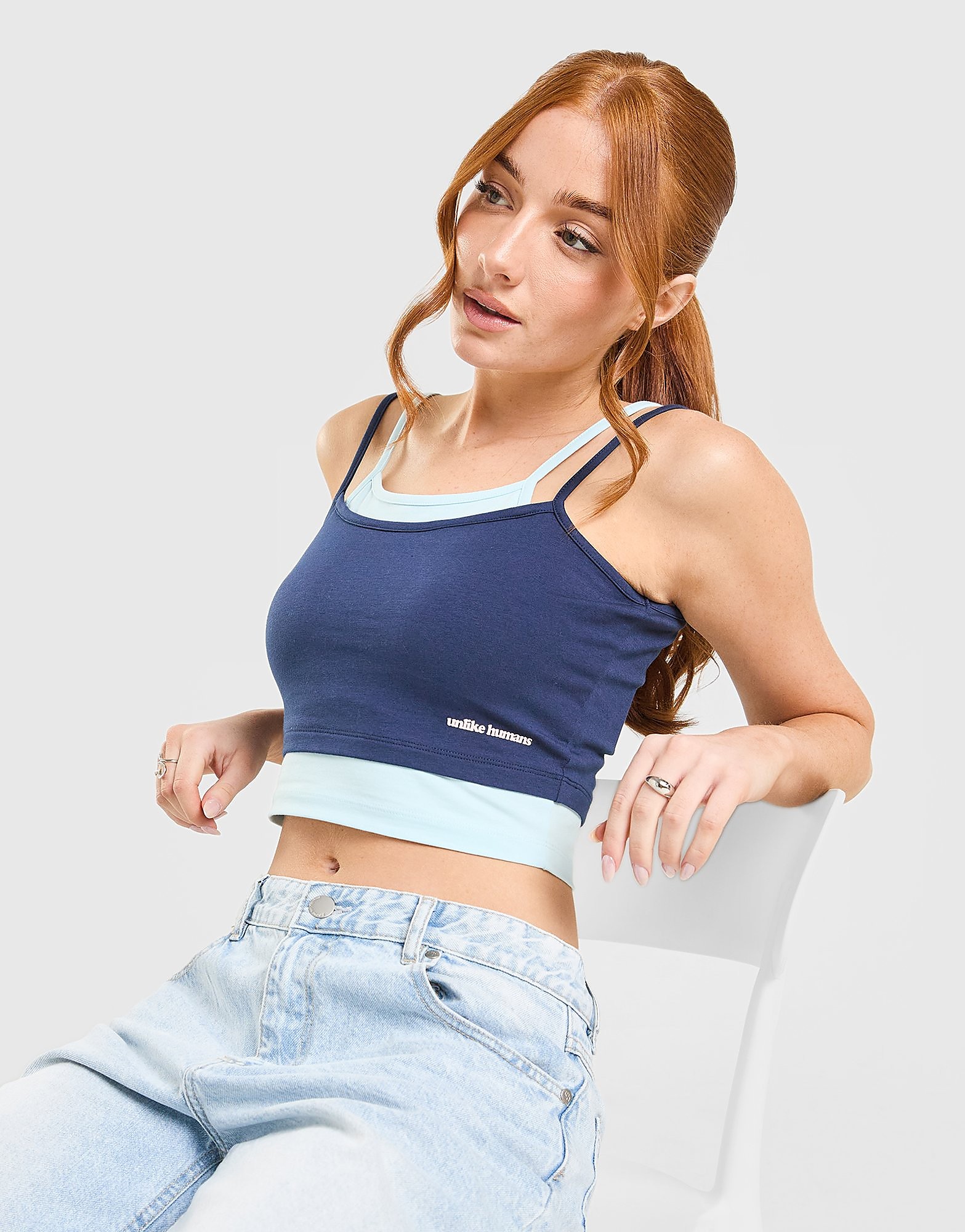 Mara Double Weste - Damen, Blau - female - Size: M