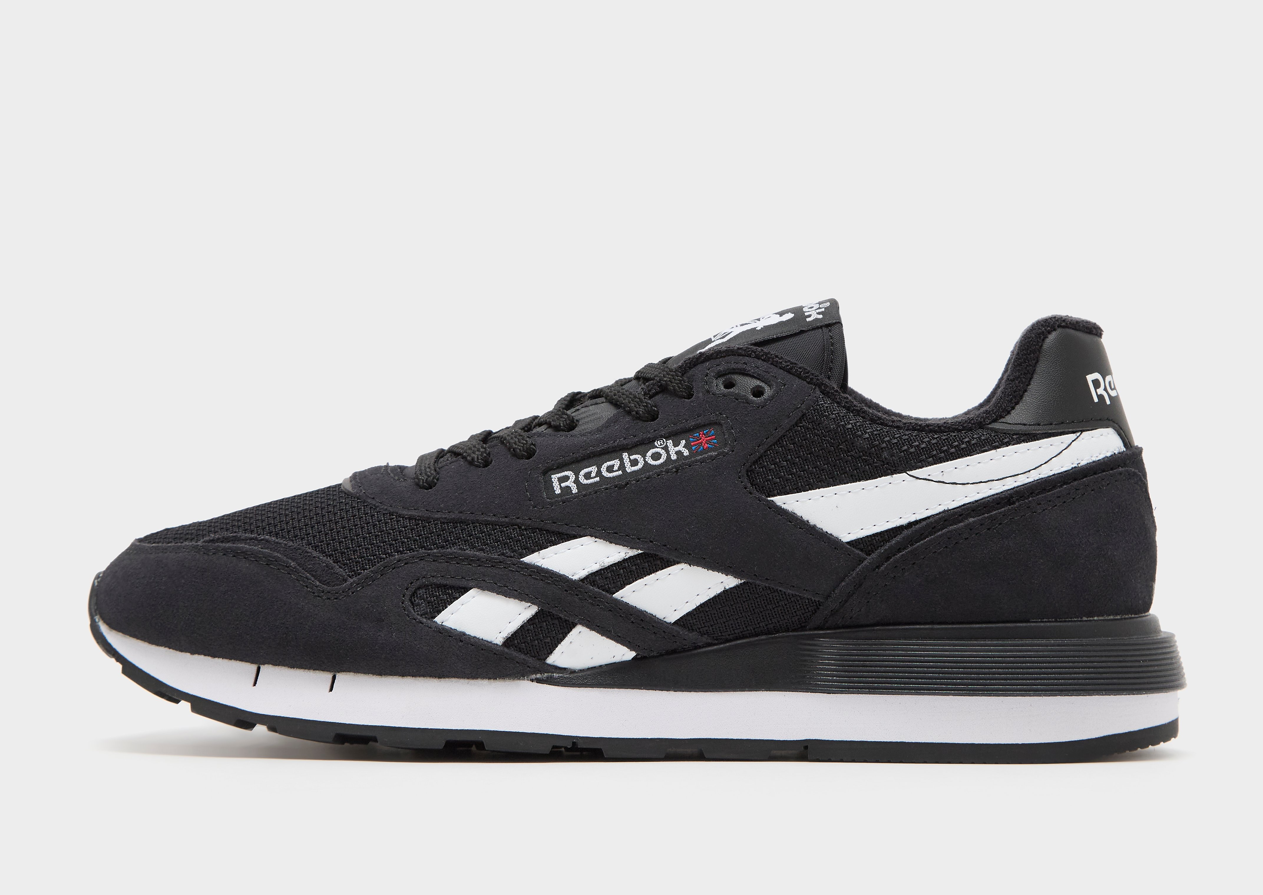 Reebok Classic Nylon 89 - Zwart- Heren, Zwart 39