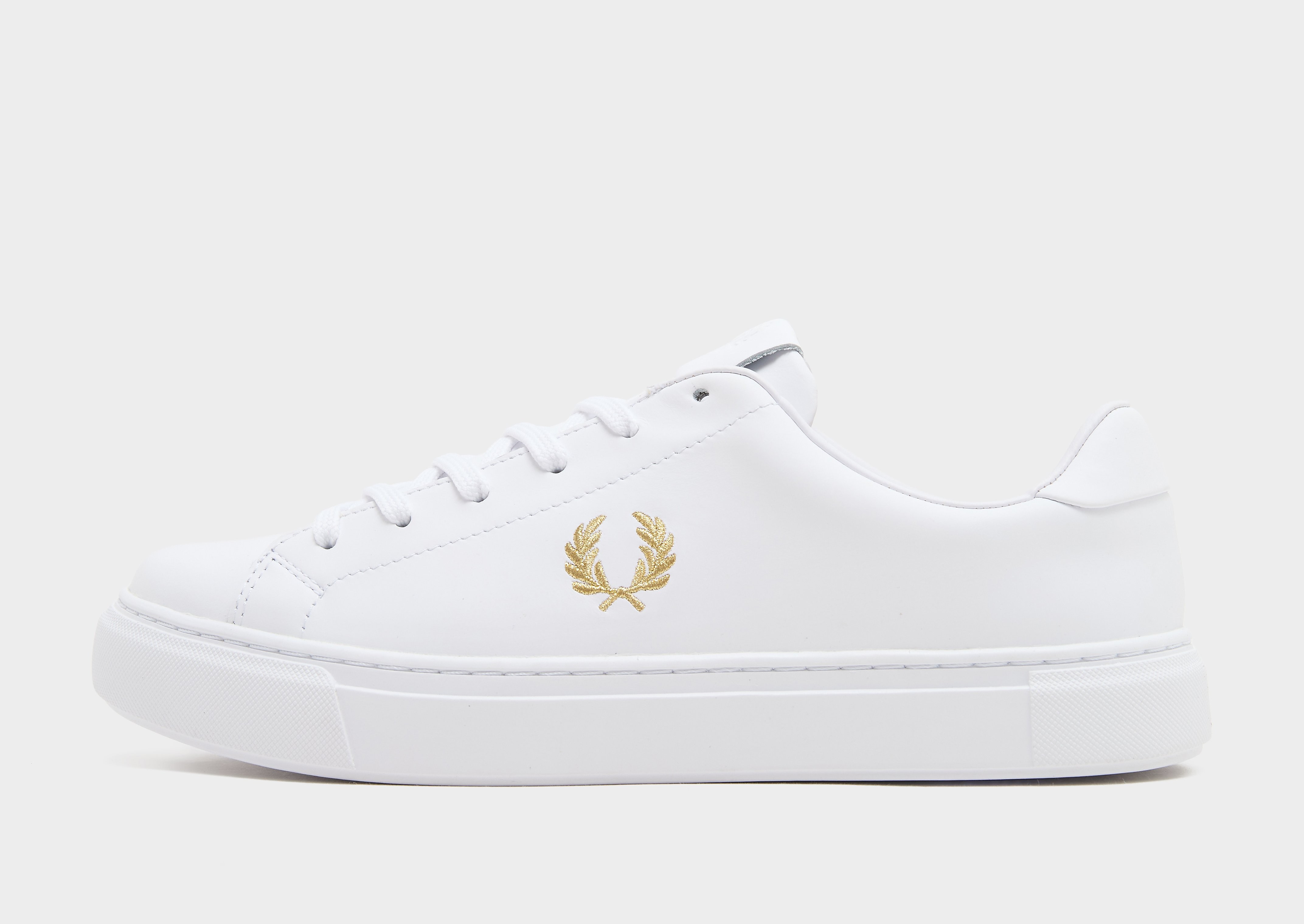 Fred Perry B71 Leather Wit- Heren Wit