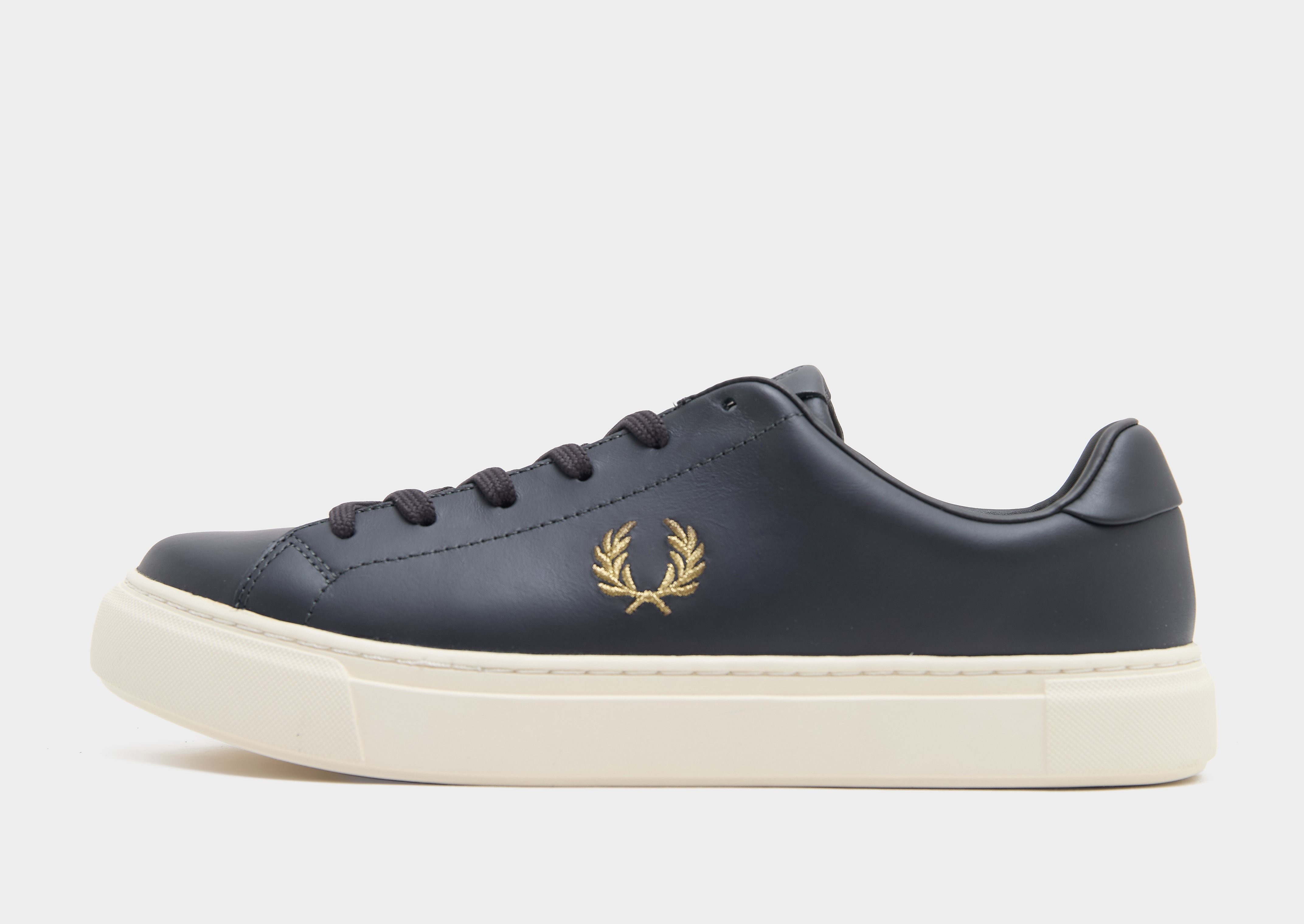 Fred Perry B71 Leather Zwart- Heren Zwart