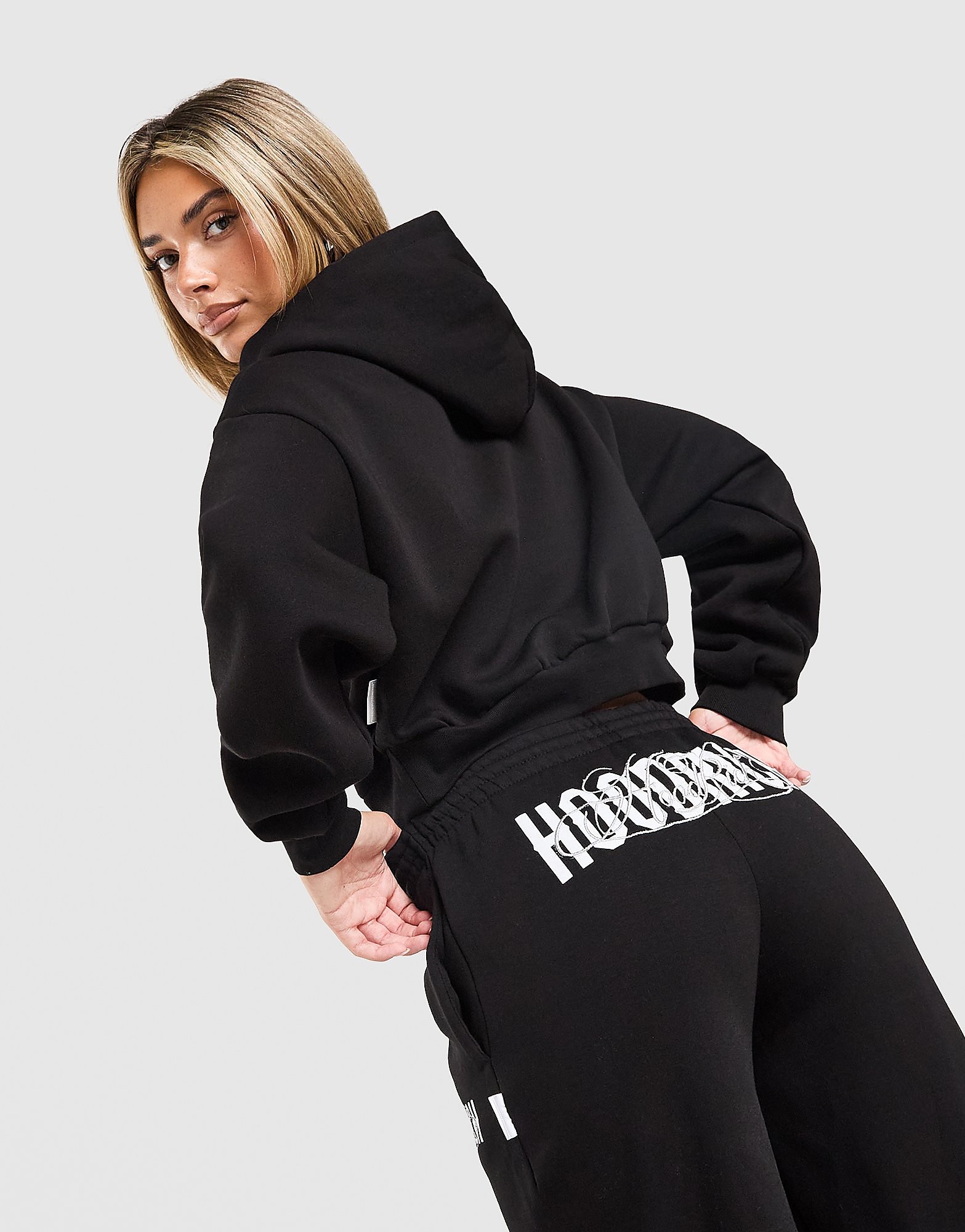 Hoodrich Mono Oversized Joggers - Zwart- Dames, Zwart XS