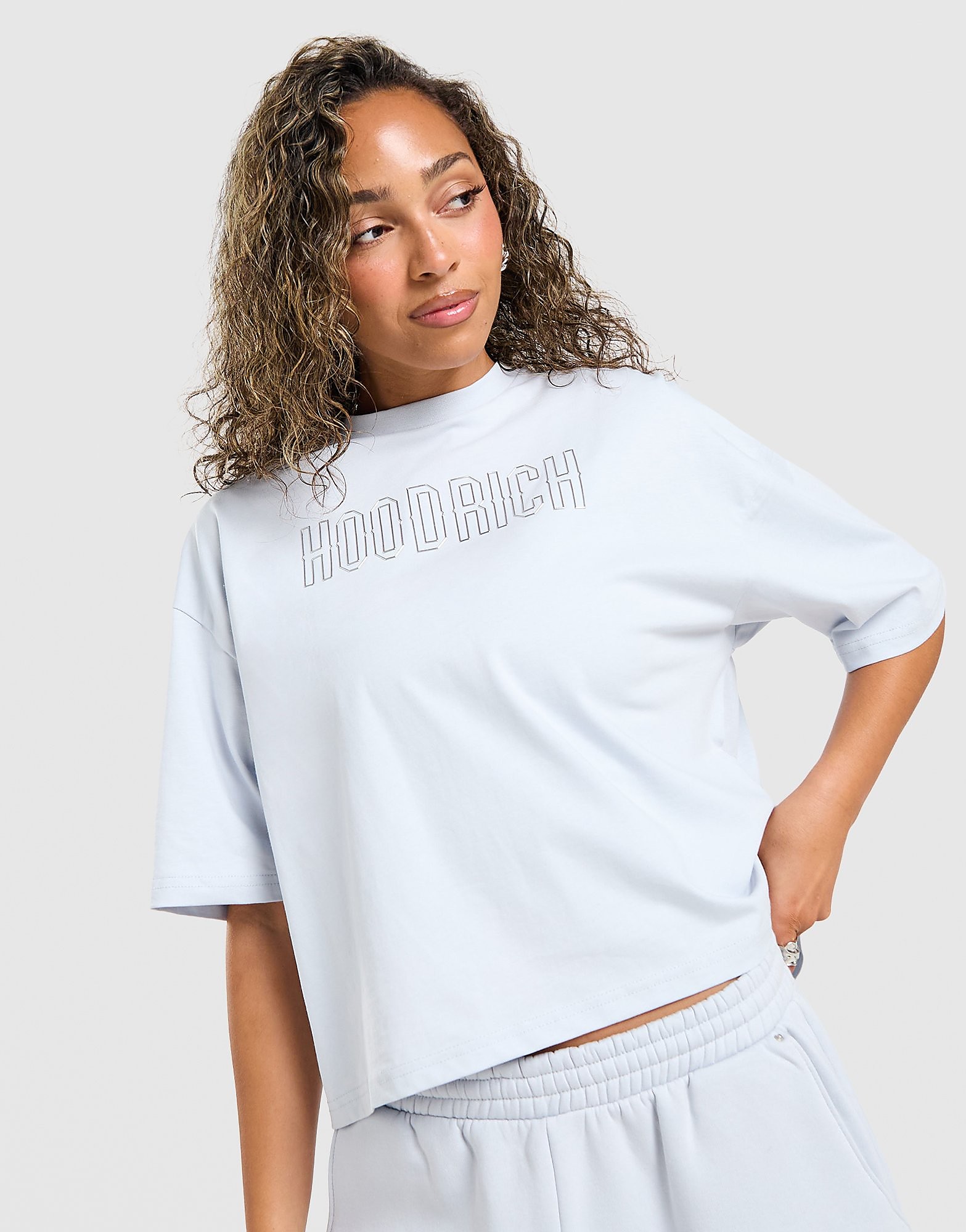 Hoodrich OG Ion v2 Boxy T-Shirt - Grijs- Dames, Grijs XS
