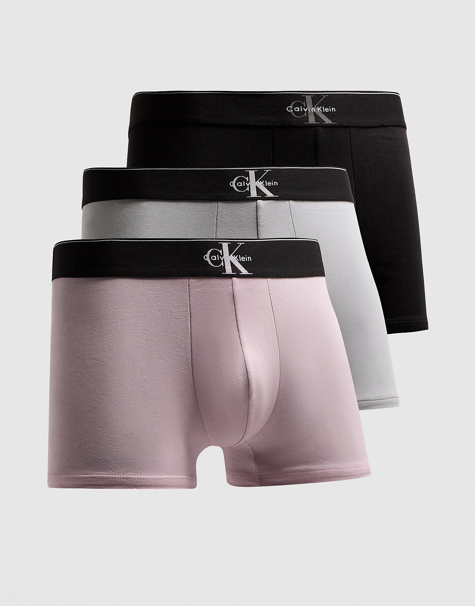 Calvin Klein Underwear 3-Pack Mono Logo Trunks - Meerkleurig- Heren, Meerkleurig