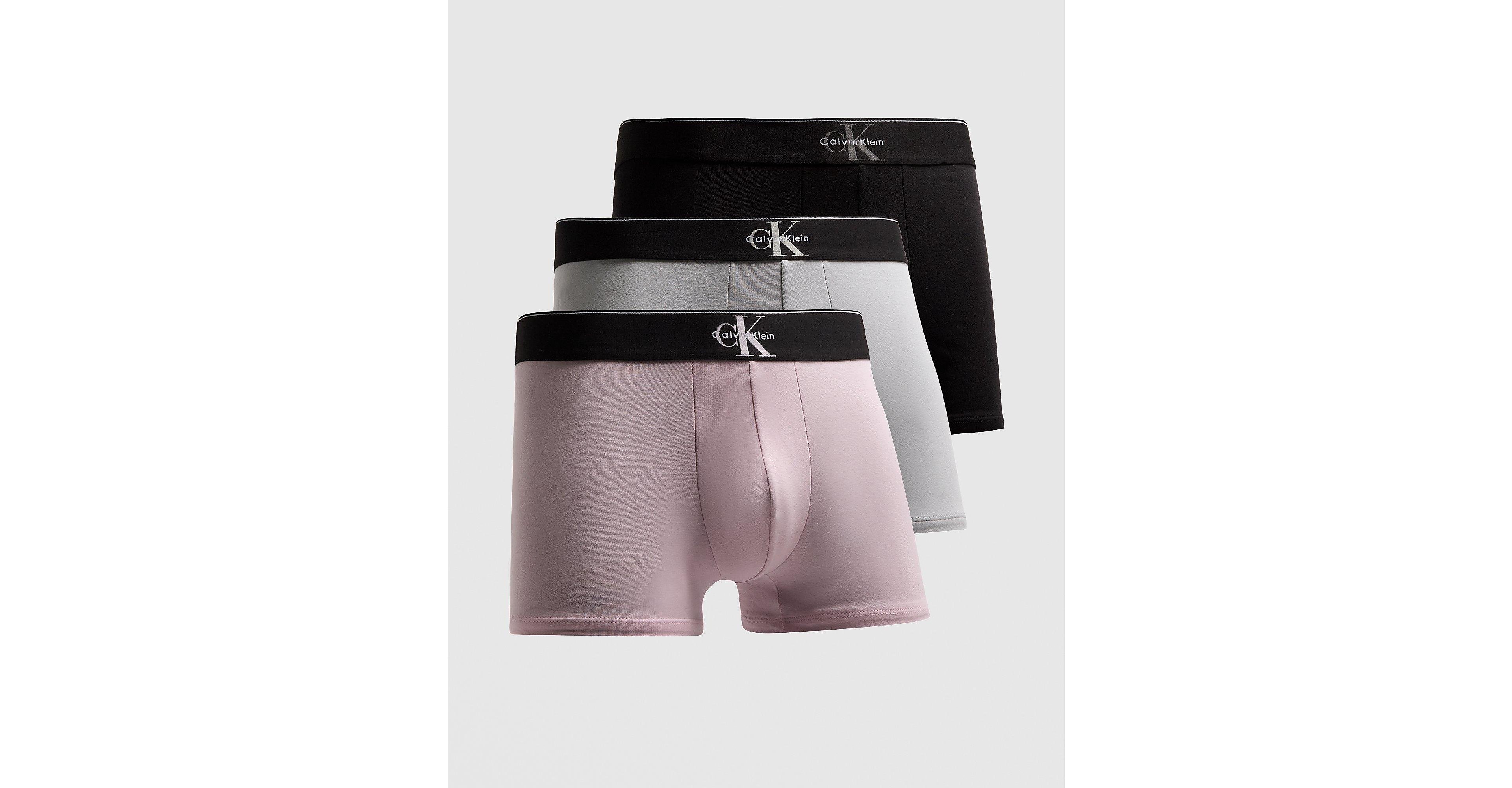 3-Pack Mono Logo Trunks
