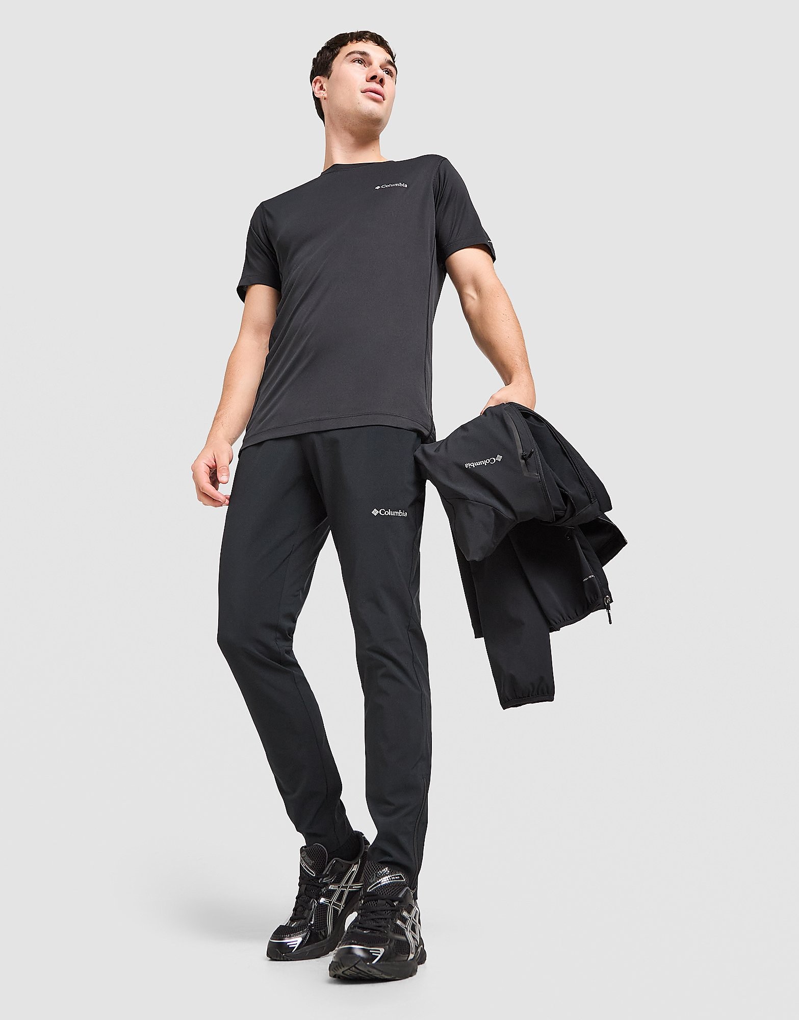 Columbia Stealth Woven Track Pants - Zwart- Heren, Zwart