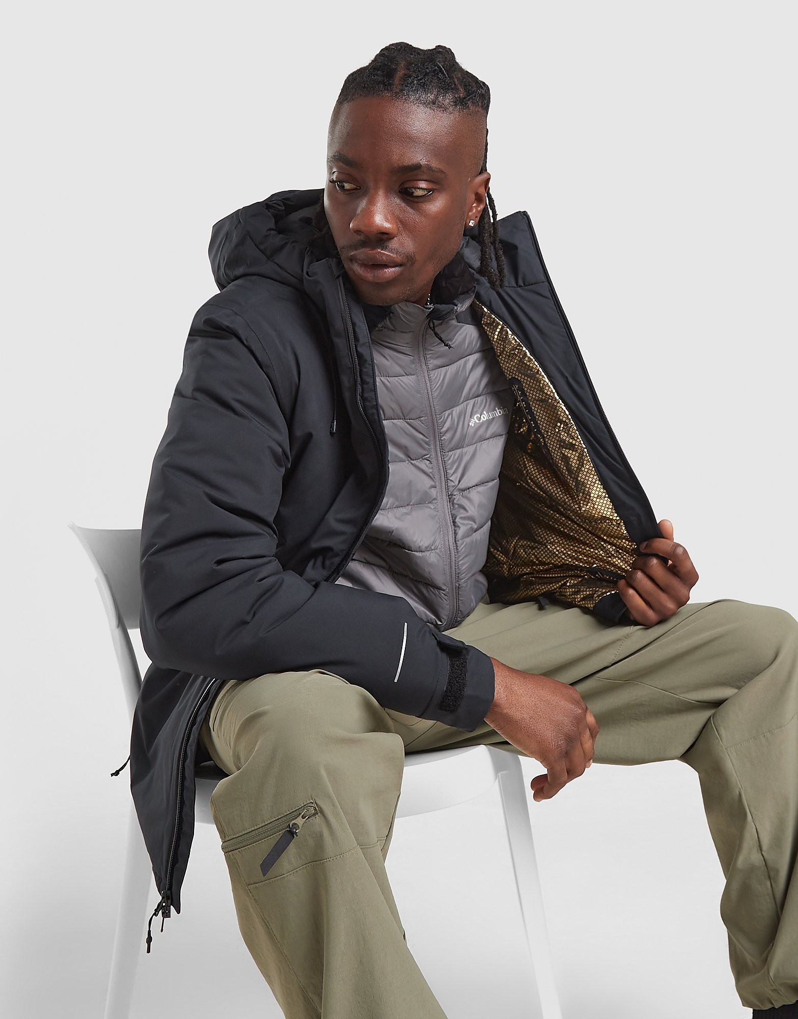 Columbia Trailborne Padded Jacket - Zwart- Heren, Zwart