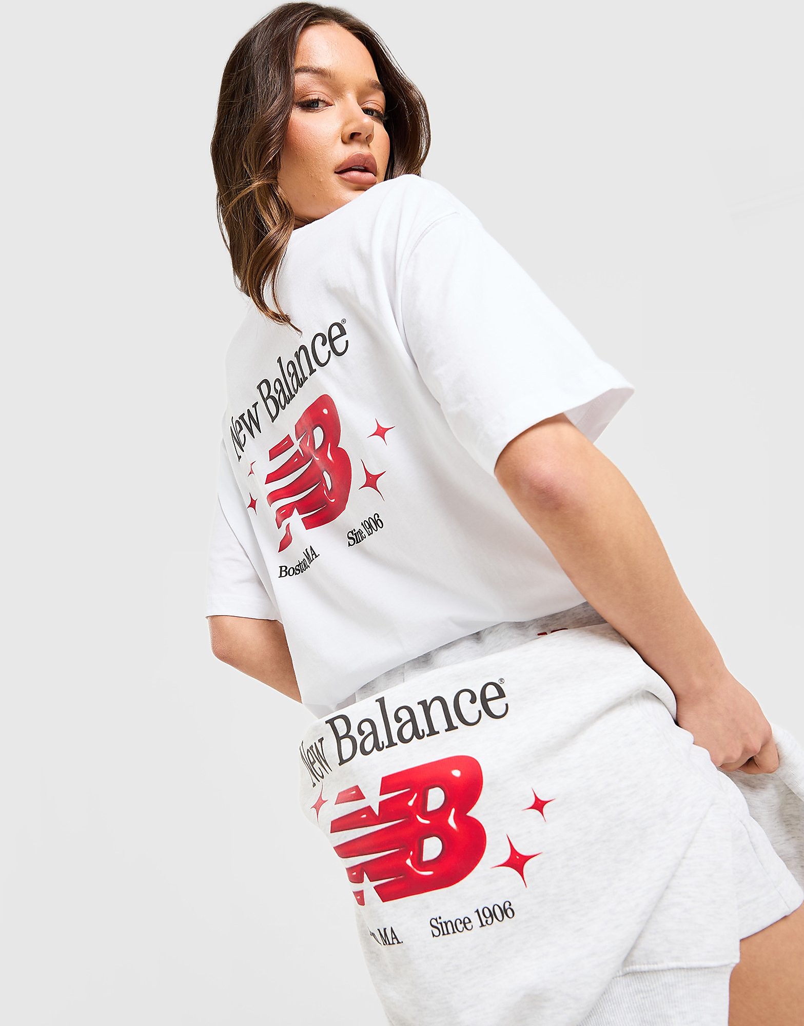 New Balance Creme Oversized T Shirt