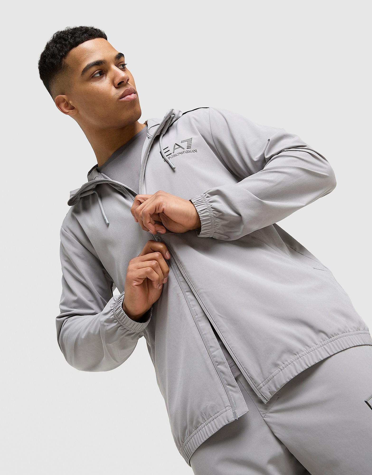 Ea7 Emporio Armani Miesten Harmaa  Huppari  koossa XXL, JD Sports