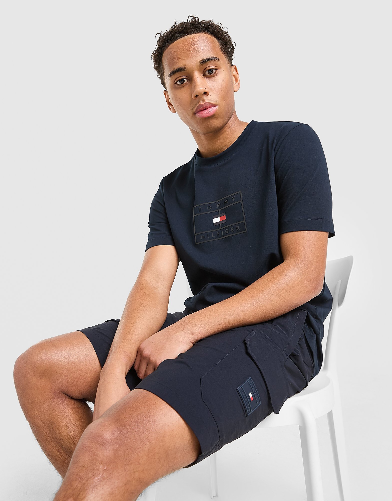 Tommy Hilfiger Miesten Sininen  Cargo Shorts koossa S, JD Sports