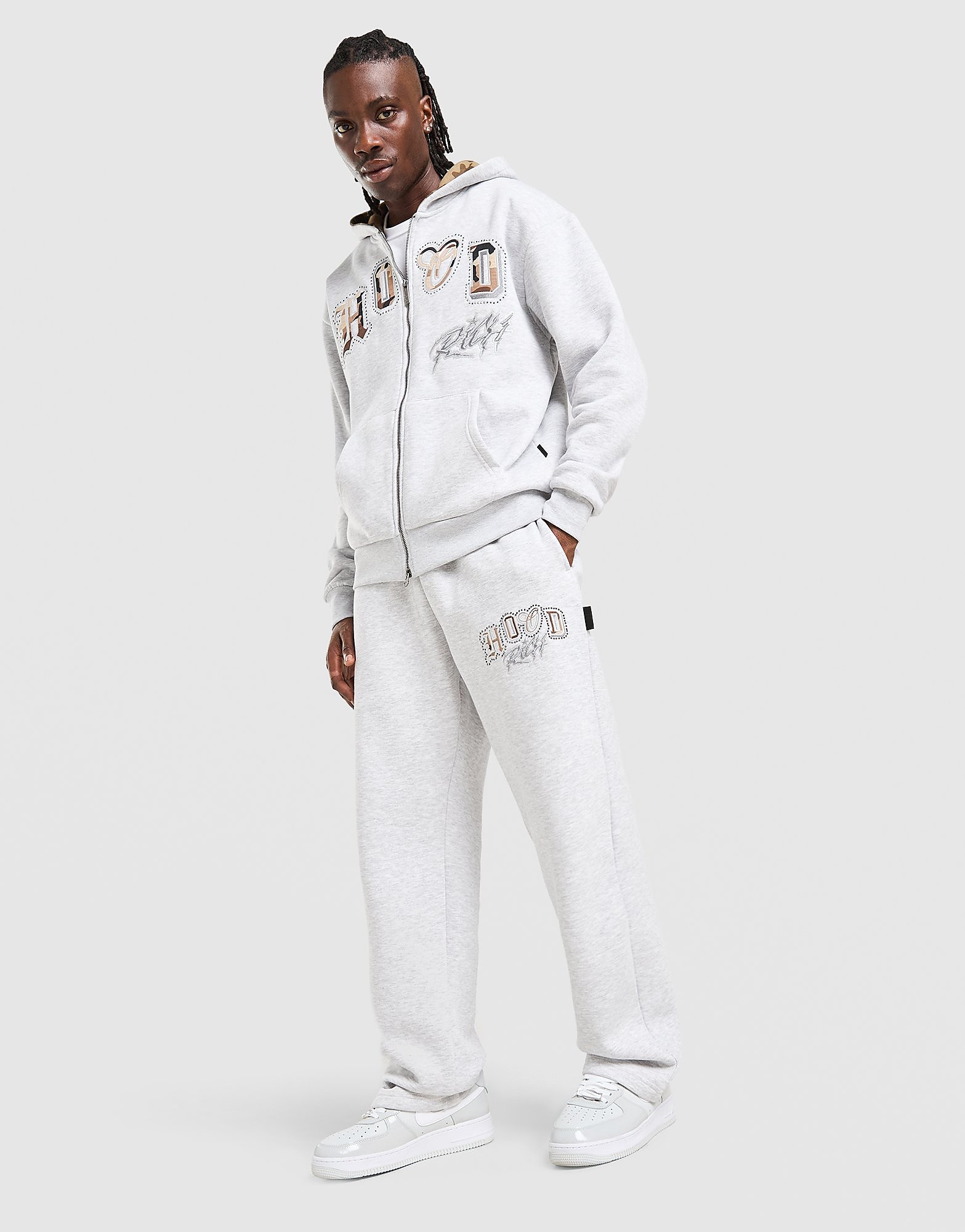 Hoodrich Camo Iron Joggers - Grijs- Heren, Grijs XS