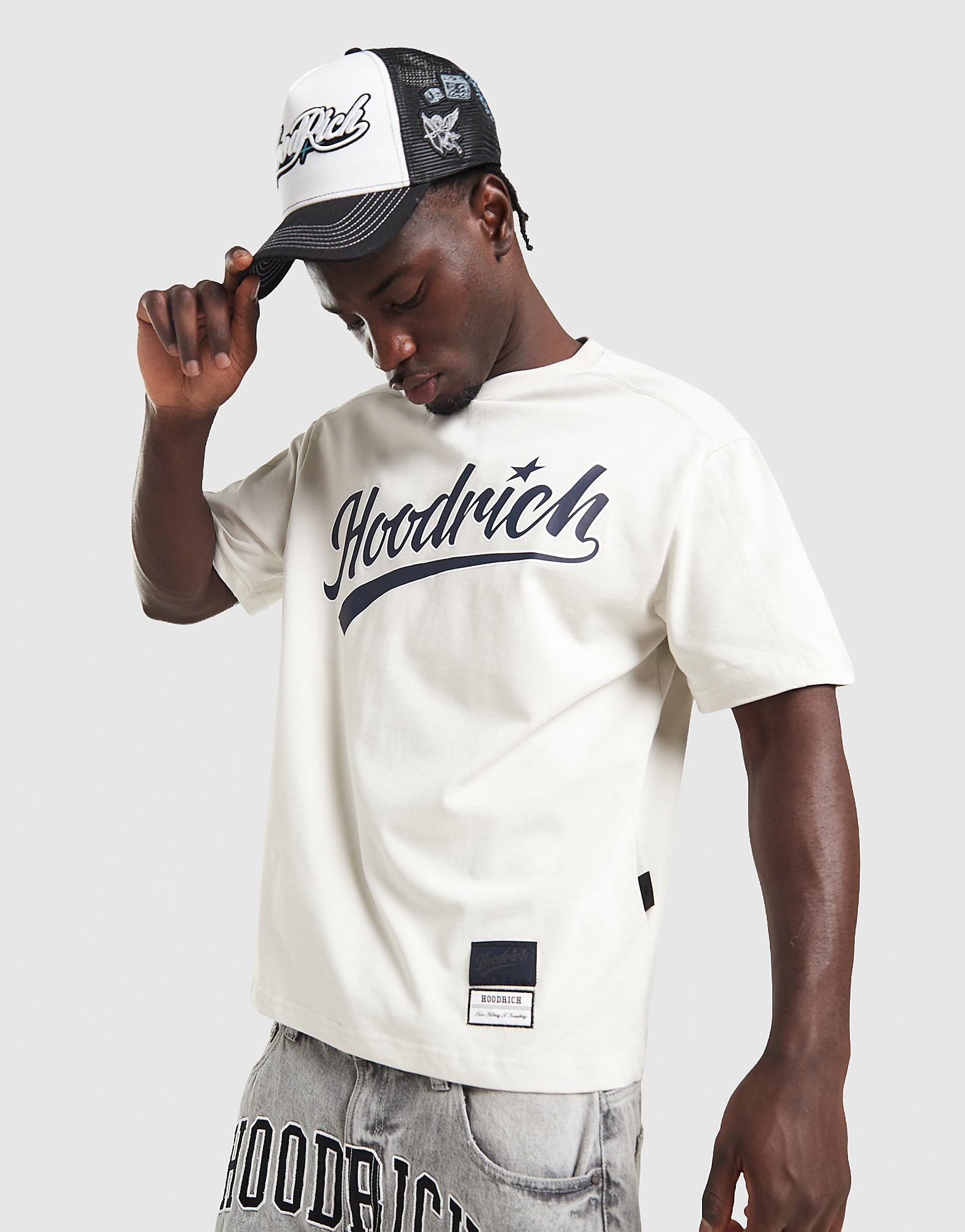 Hoodrich Stade T-Shirt - Grijs- Heren, Grijs XS