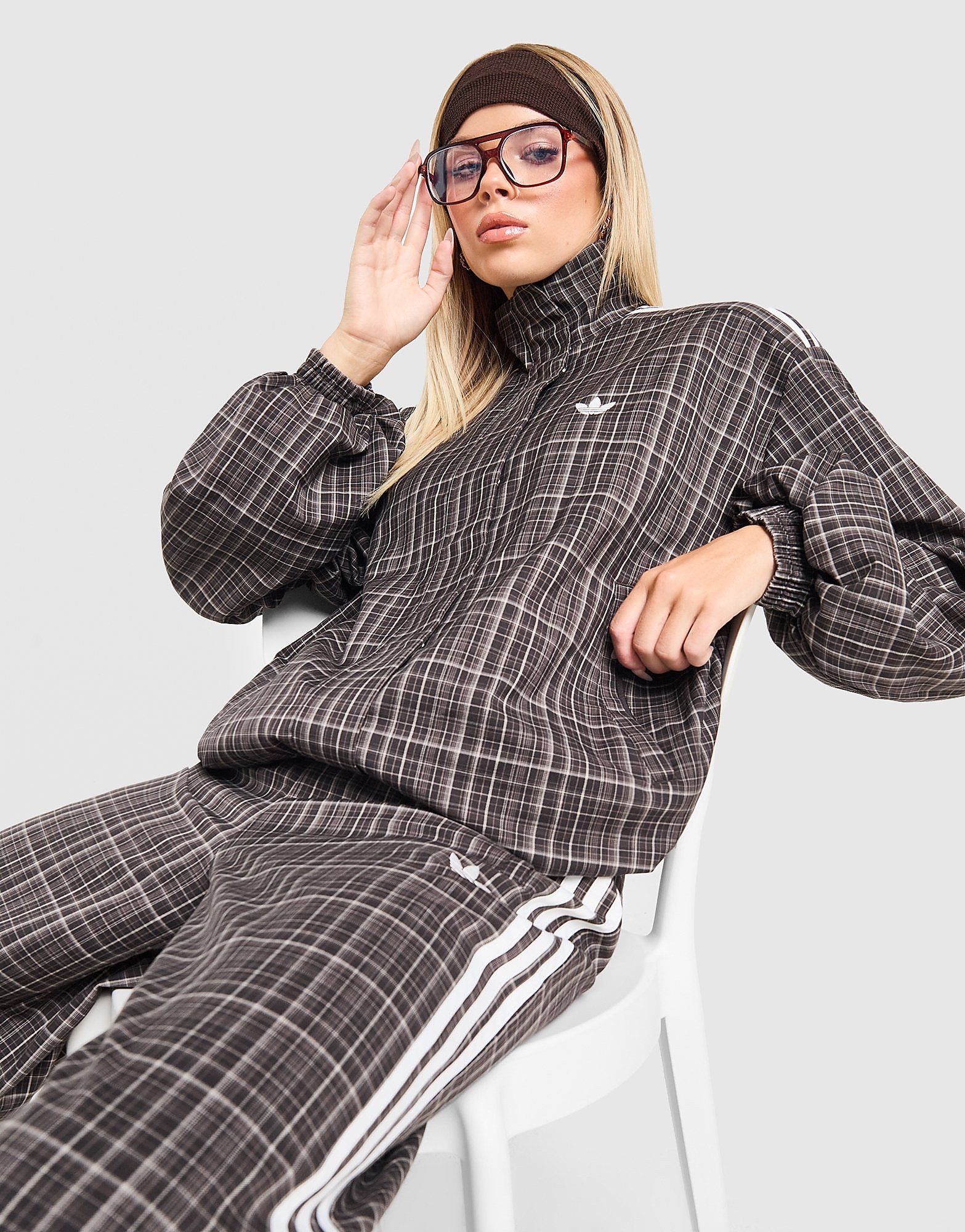 adidas CHECK TAILORED TTOP - Bruin- Dames, Bruin