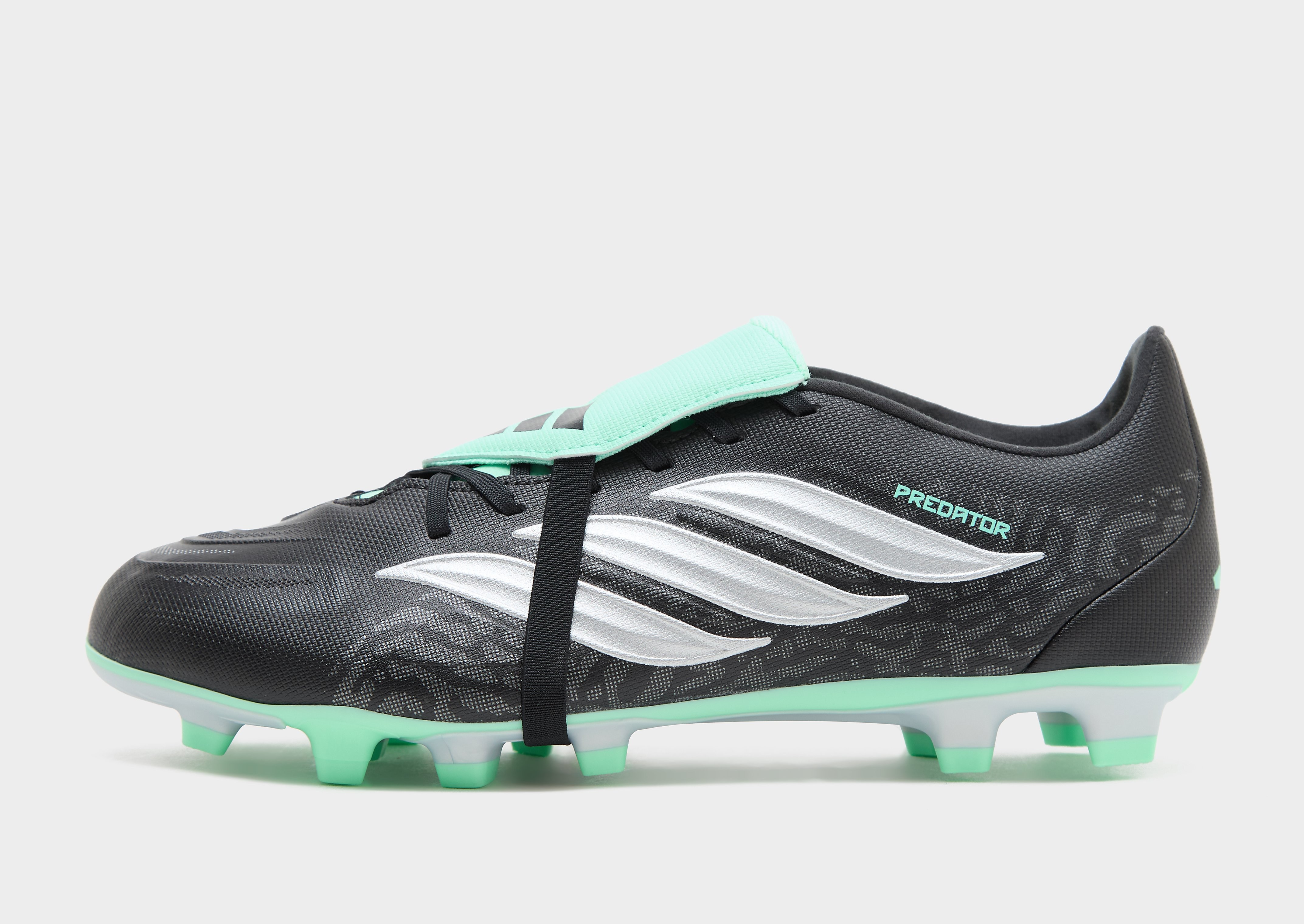 adidas Predator Club Fold-Over Tongue FG - Zwart- Heren, Zwart