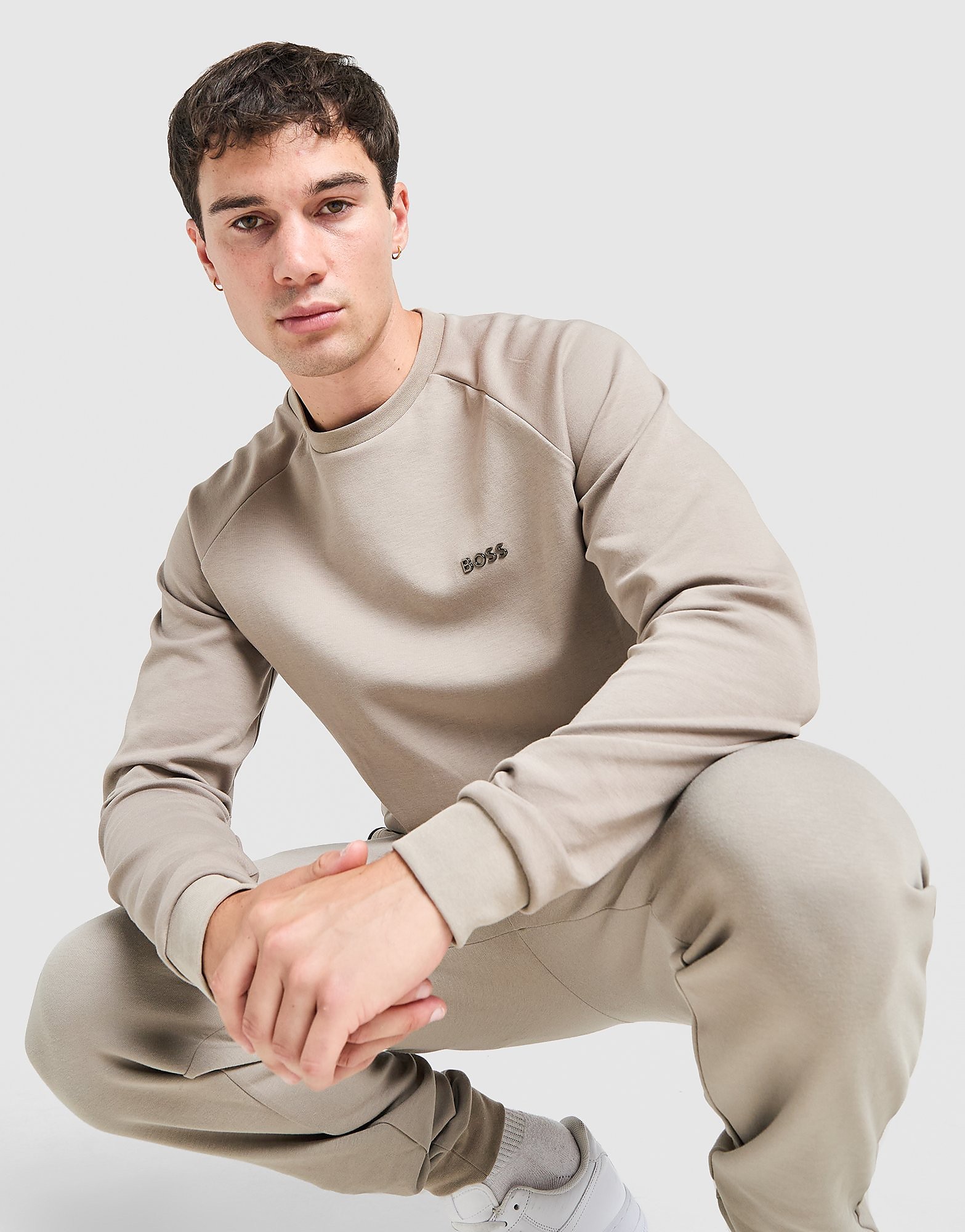 BOSS Sense Sweatshirt - Grijs- Heren, Grijs