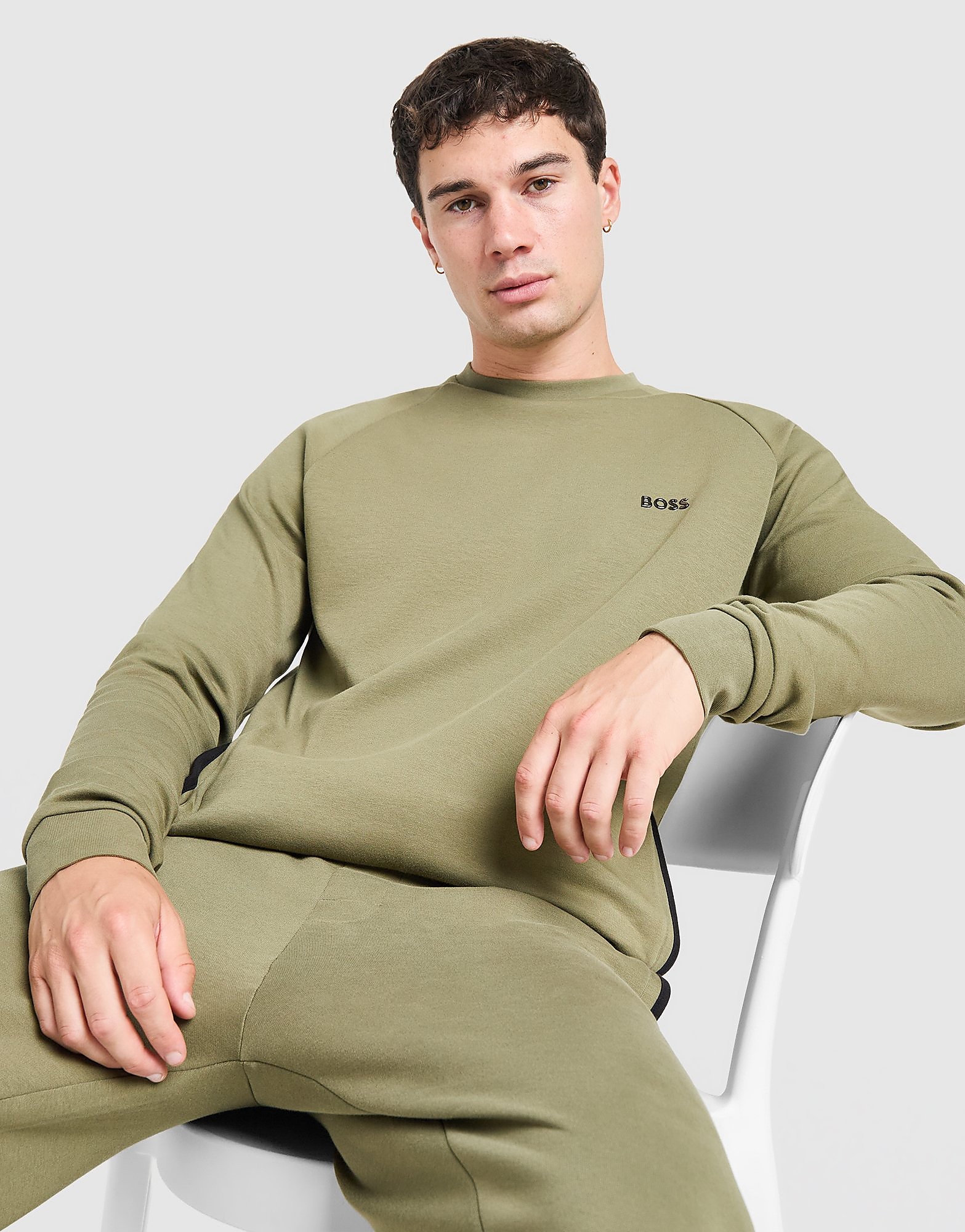 BOSS Sense Sweatshirt - Groen- Heren, Groen