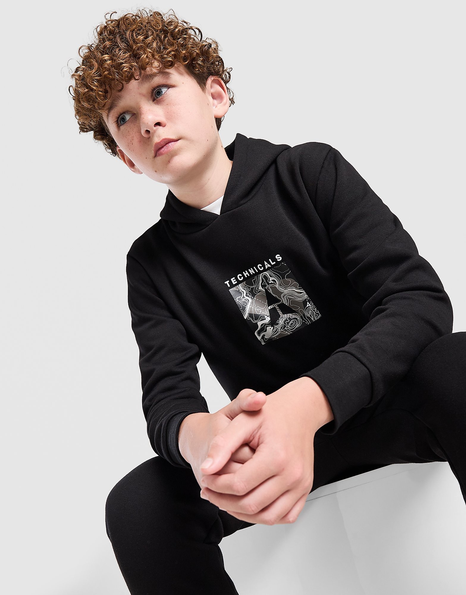 Technicals Odin Overhead Hoodie Junior - Zwart - Kind, Zwart