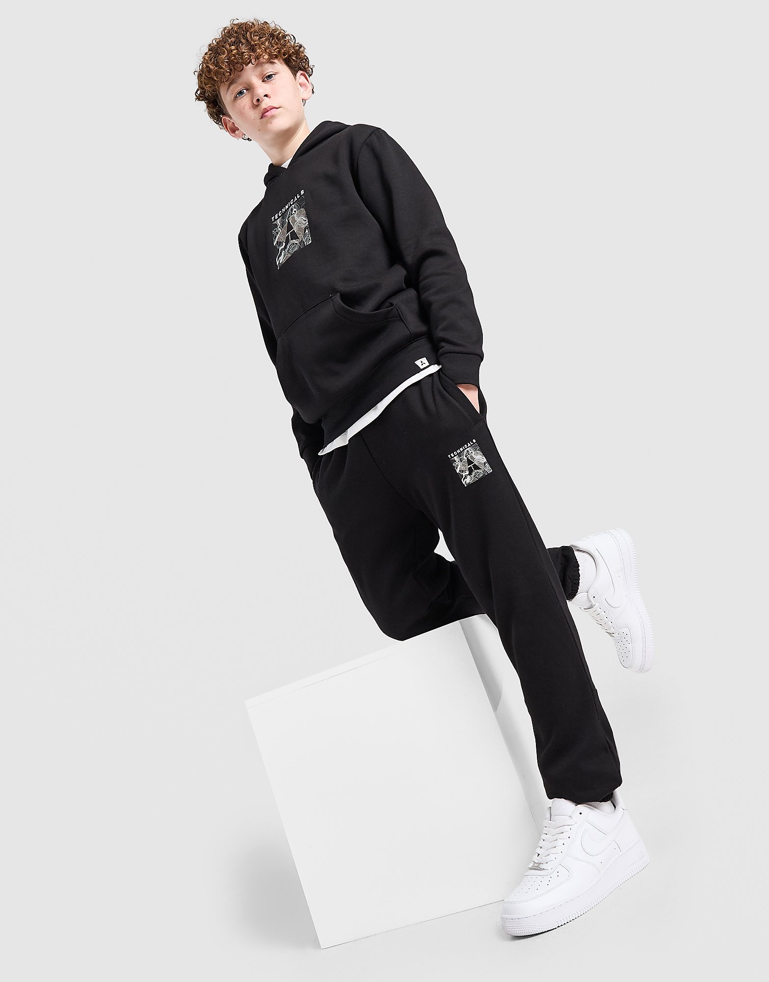 Technicals Odin Joggers Junior - Zwart - Kind, Zwart