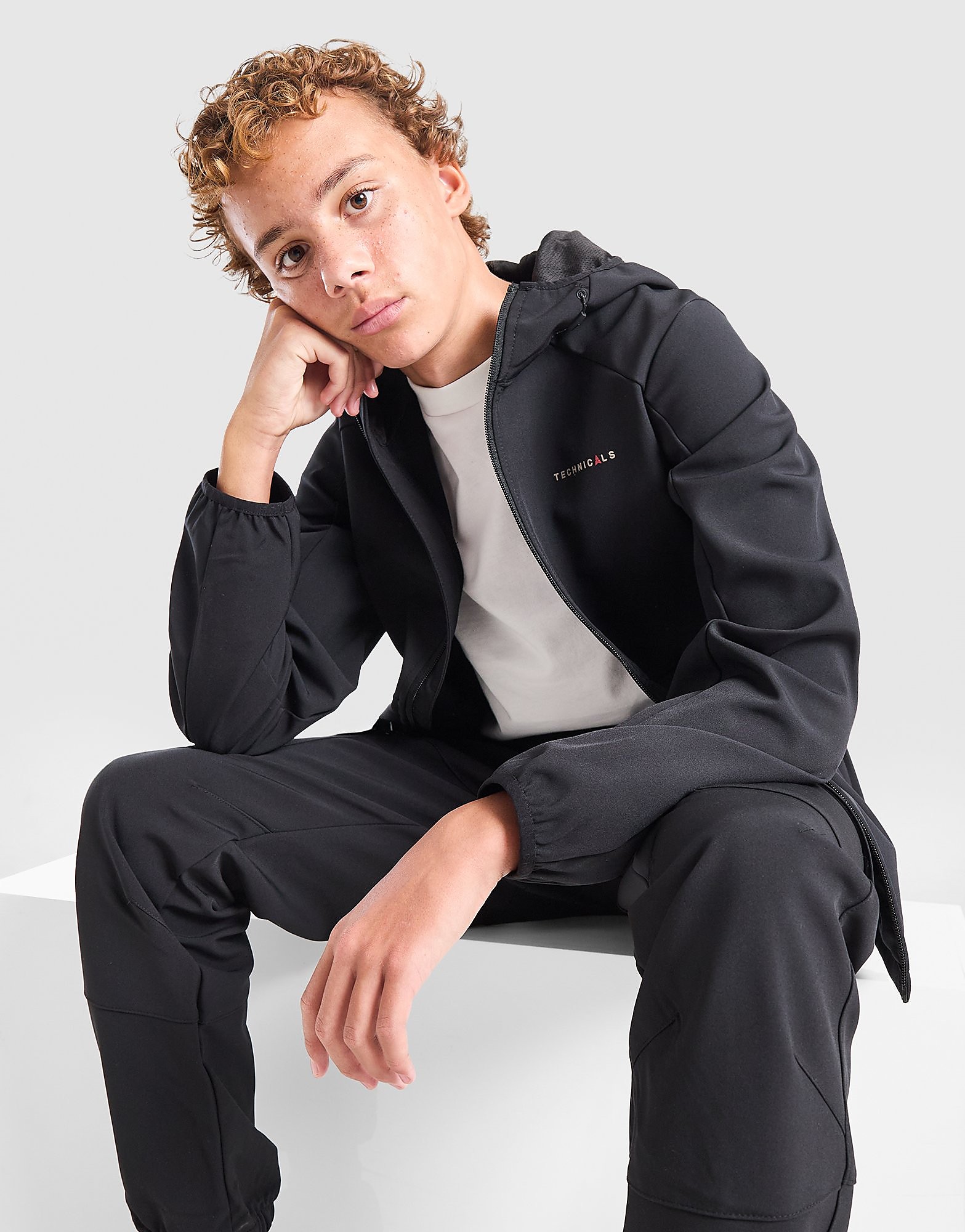 Technicals Canyon Jacket Junior - Zwart - Kind, Zwart 10-11Y