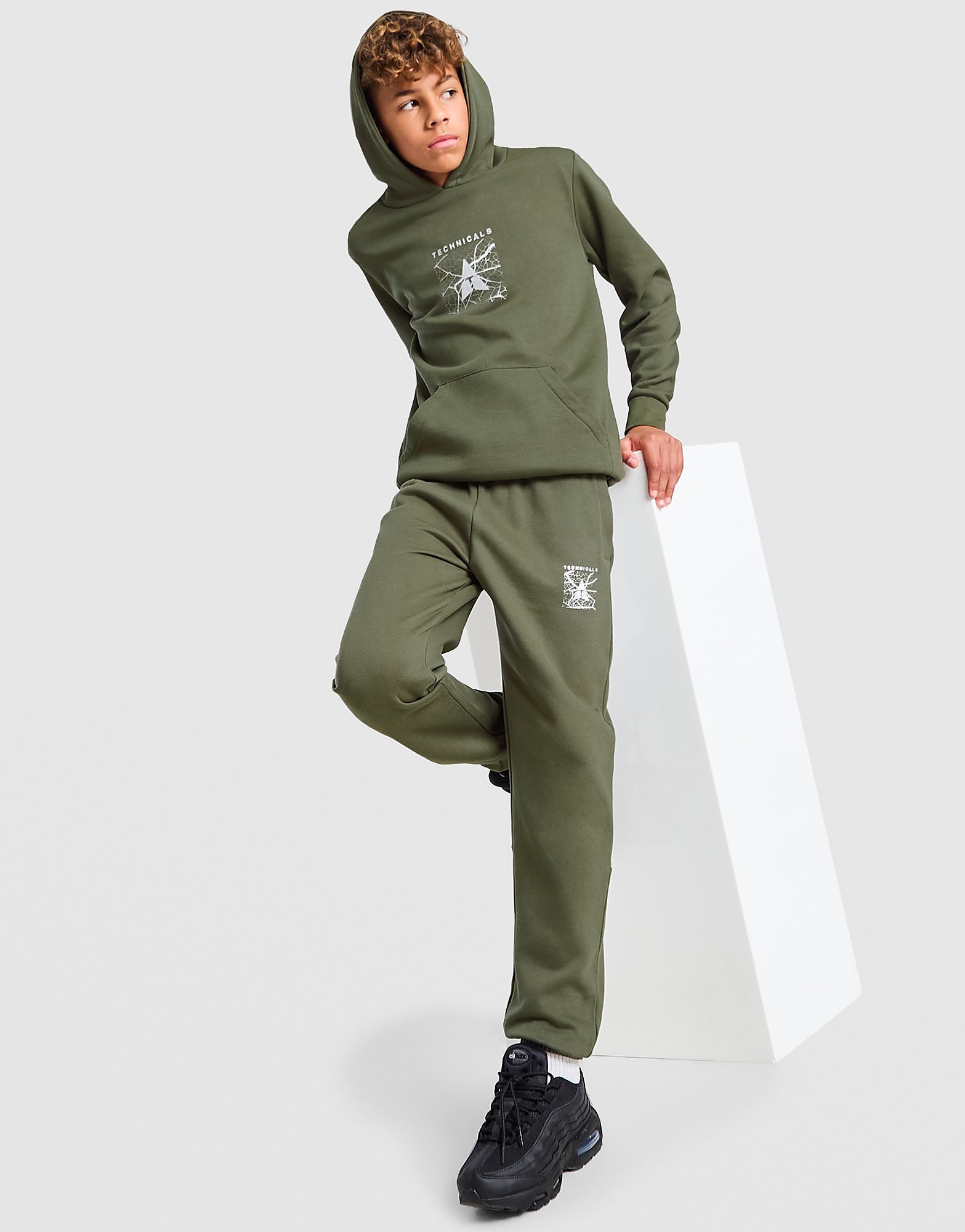 Technicals Ash Joggers Junior - Groen - Kind, Groen