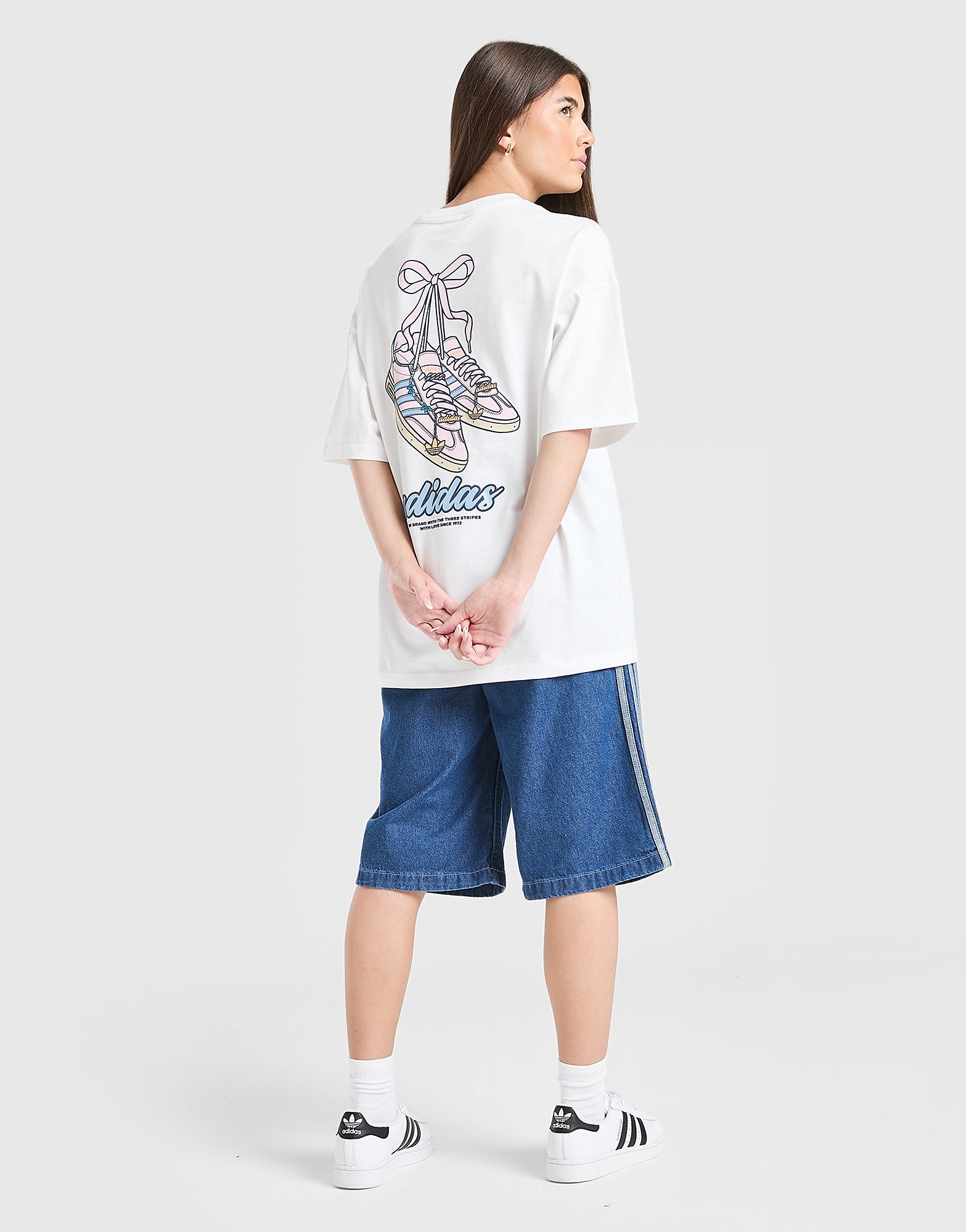 Maglia Footwear Charm Ragazza Junior - Bianco, bianco bianco Bambino taglia 14-15Y