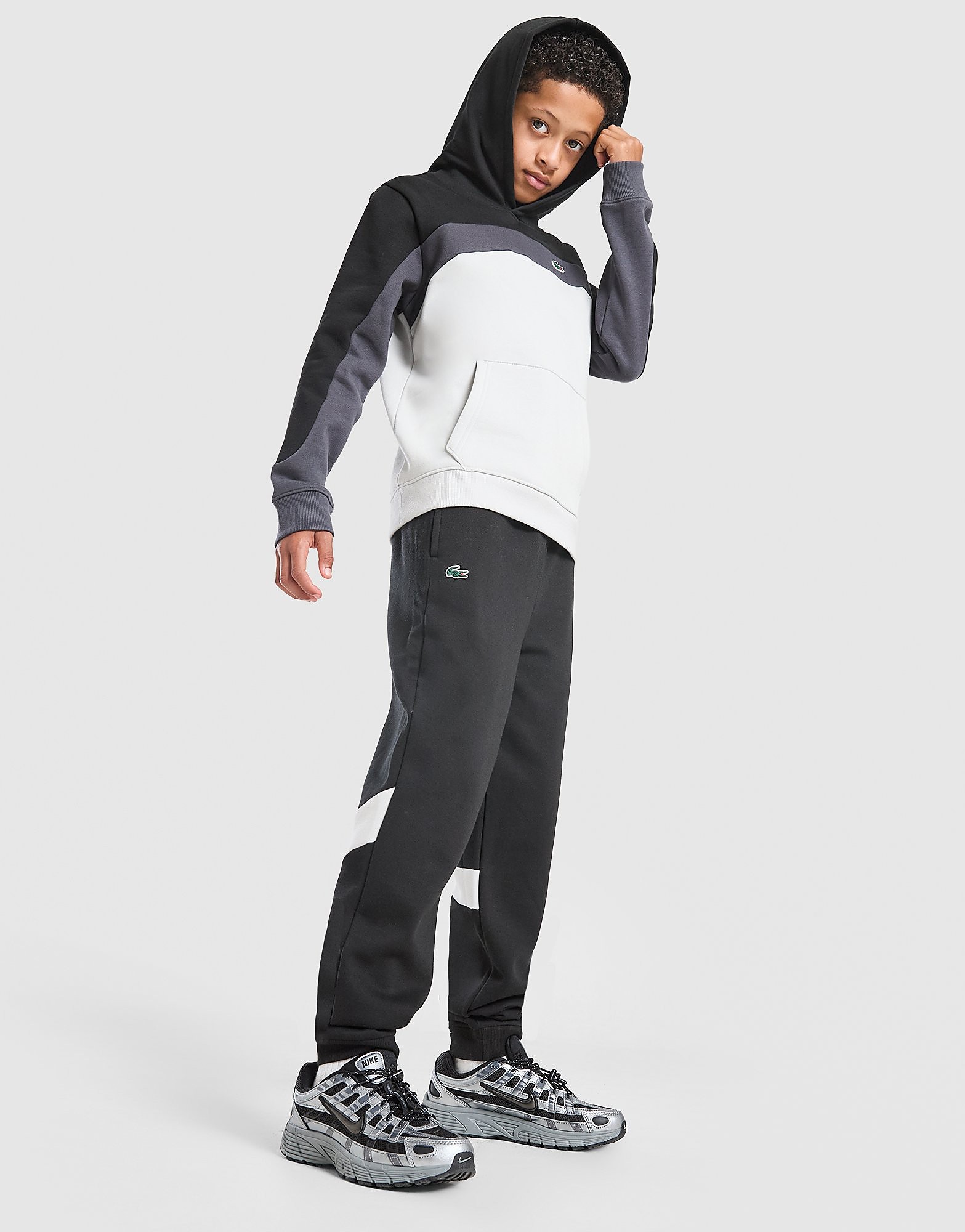 Lacoste Colour Block Fleece Joggers Junior - Zwart - Kind, Zwart