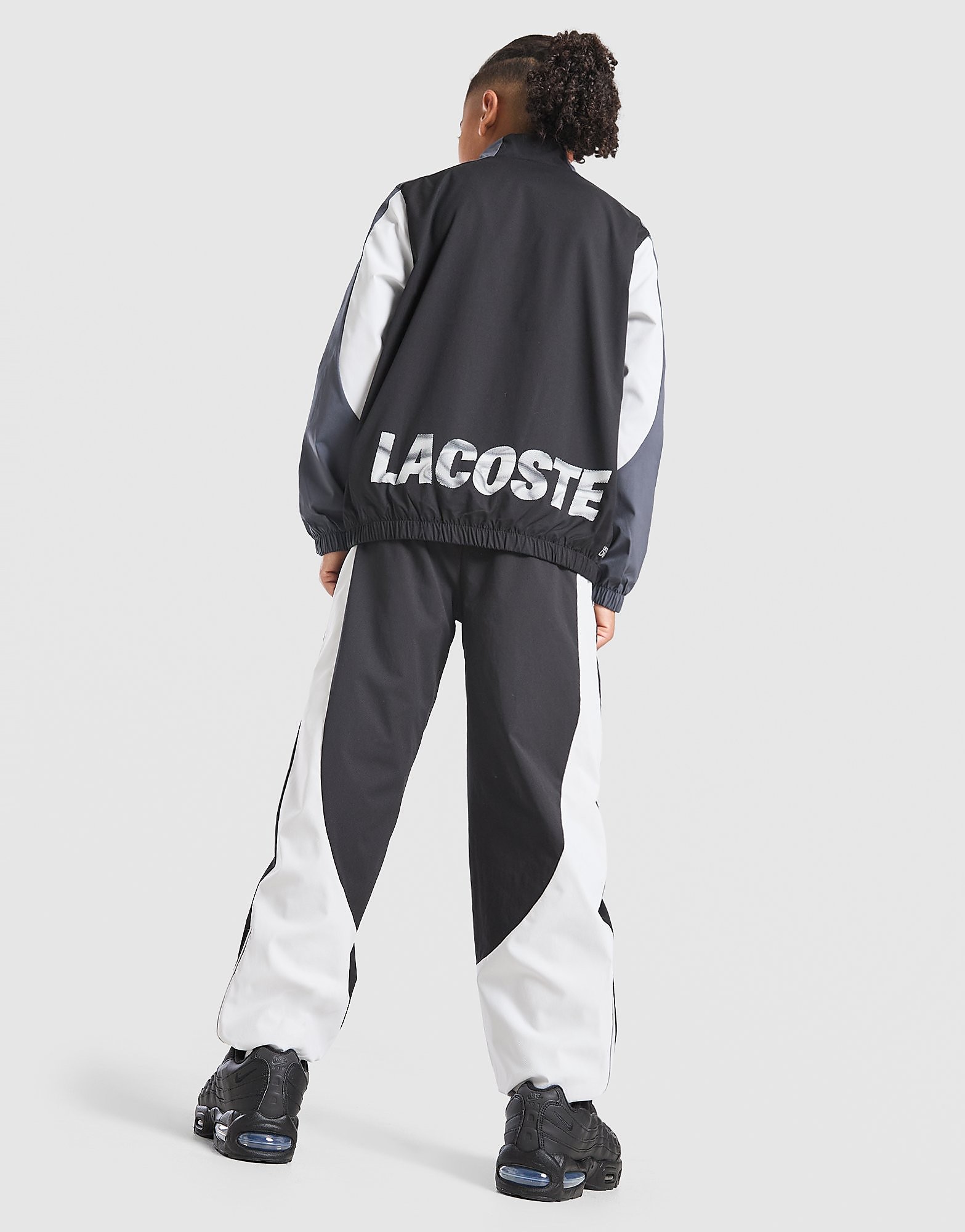 Lacoste Woven Colour Block Tracksuit Junior - Zwart, Zwart