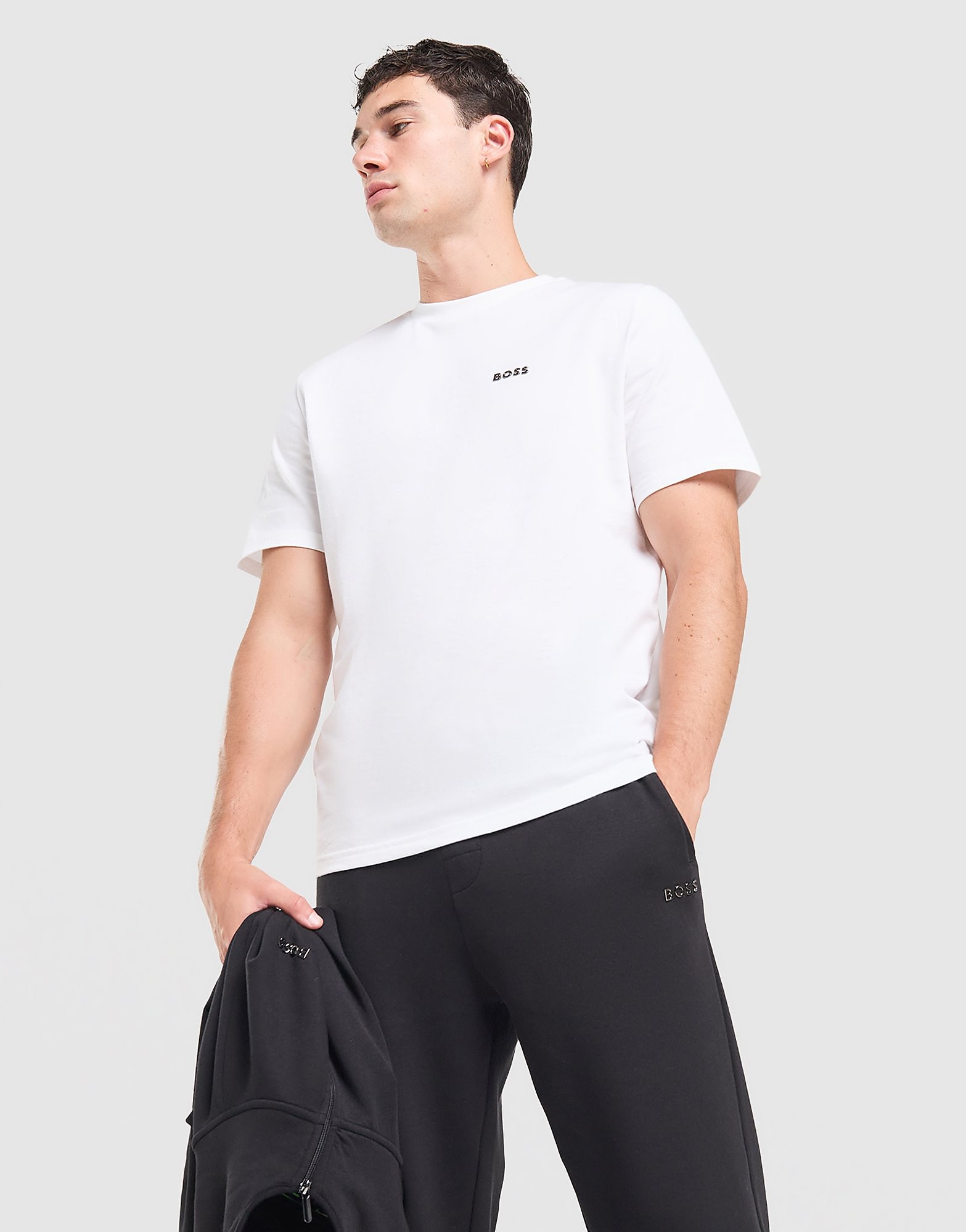 BOSS Sense T-Shirt - Wit- Heren, Wit