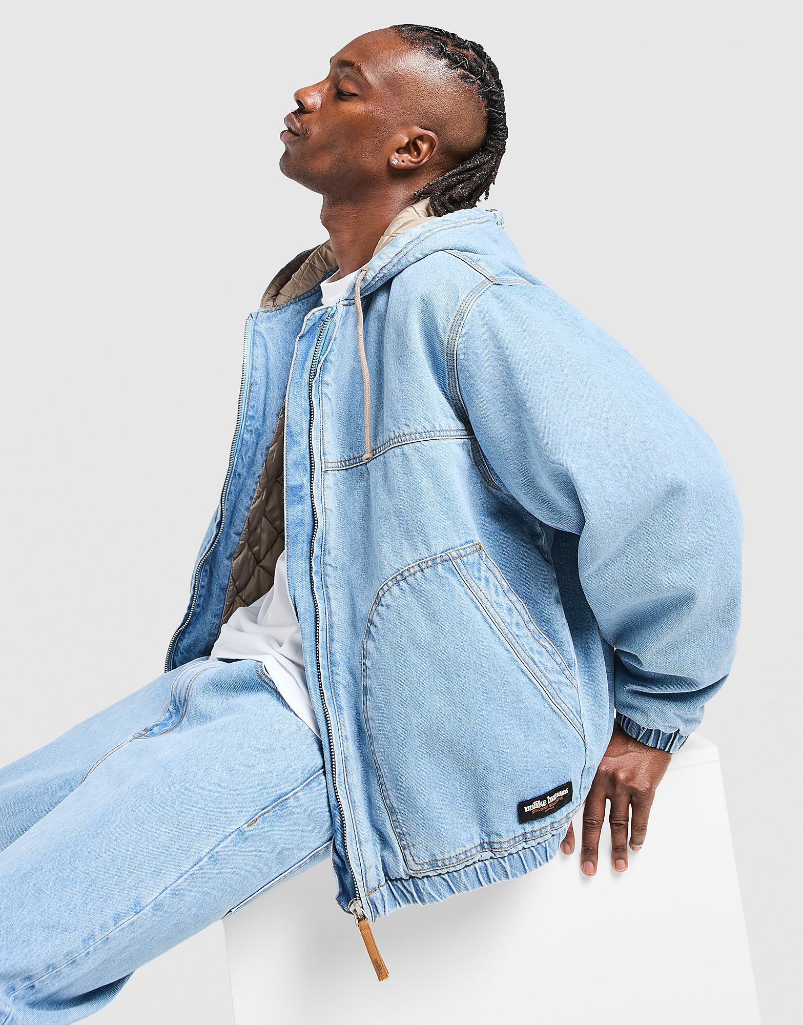 Unlike Humans Dalton Jacket - Blauw- Heren, Blauw