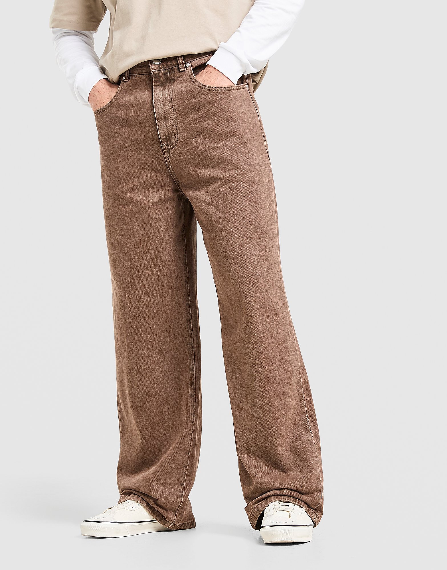 Unlike Humans Dalton Jeans - Bruin- Heren, Bruin