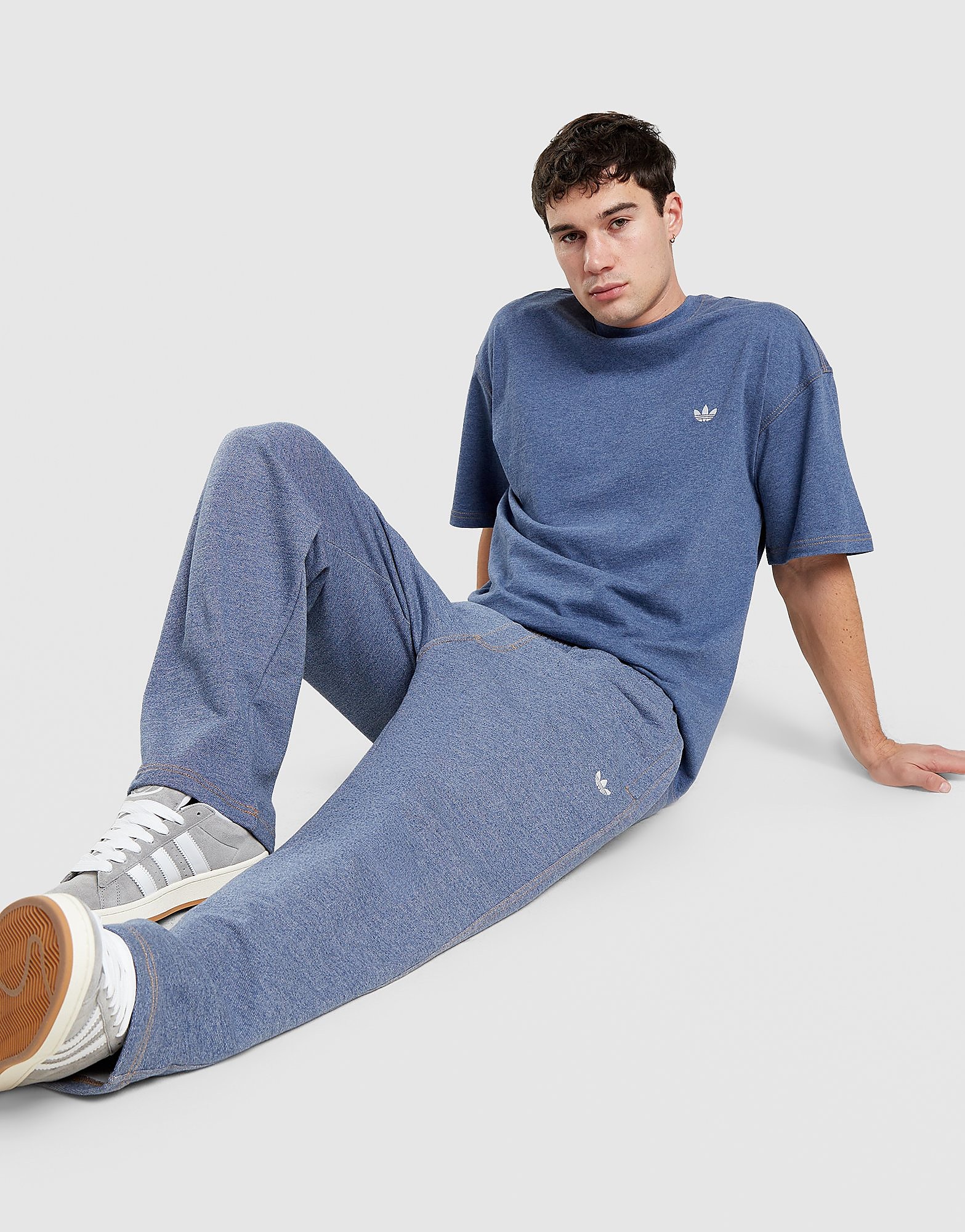 adidas Originals Trefoil Open Hem Joggers - Blauw- Heren, Blauw