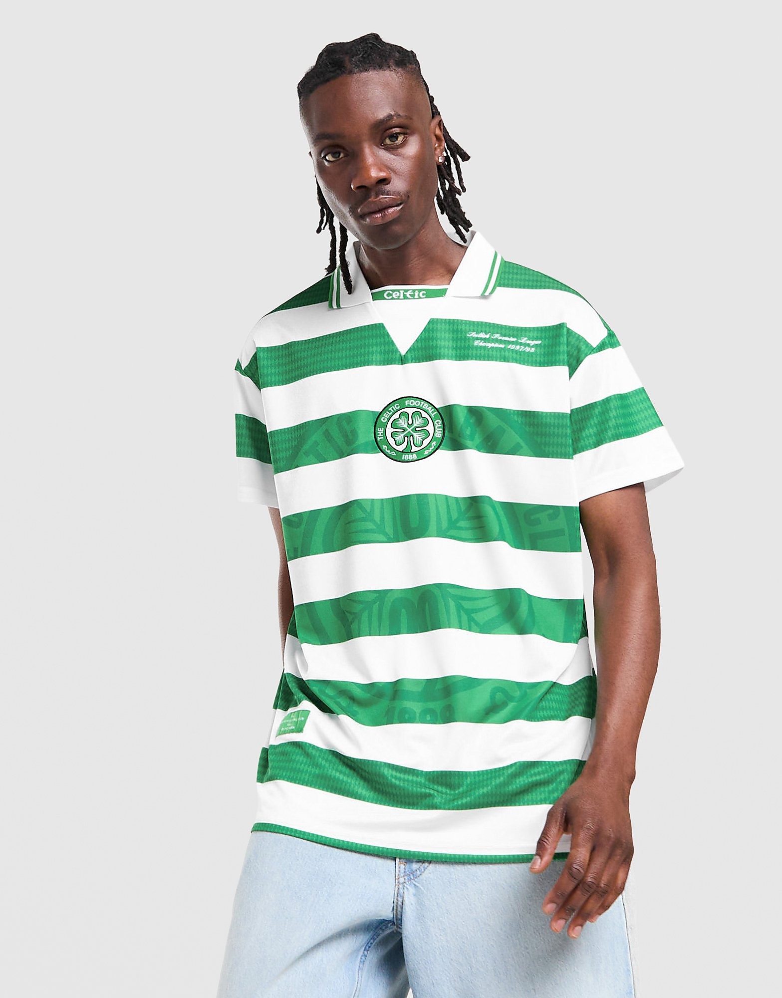 Celtic Retro '98/99 Home Shirt - Groen- Heren, Groen