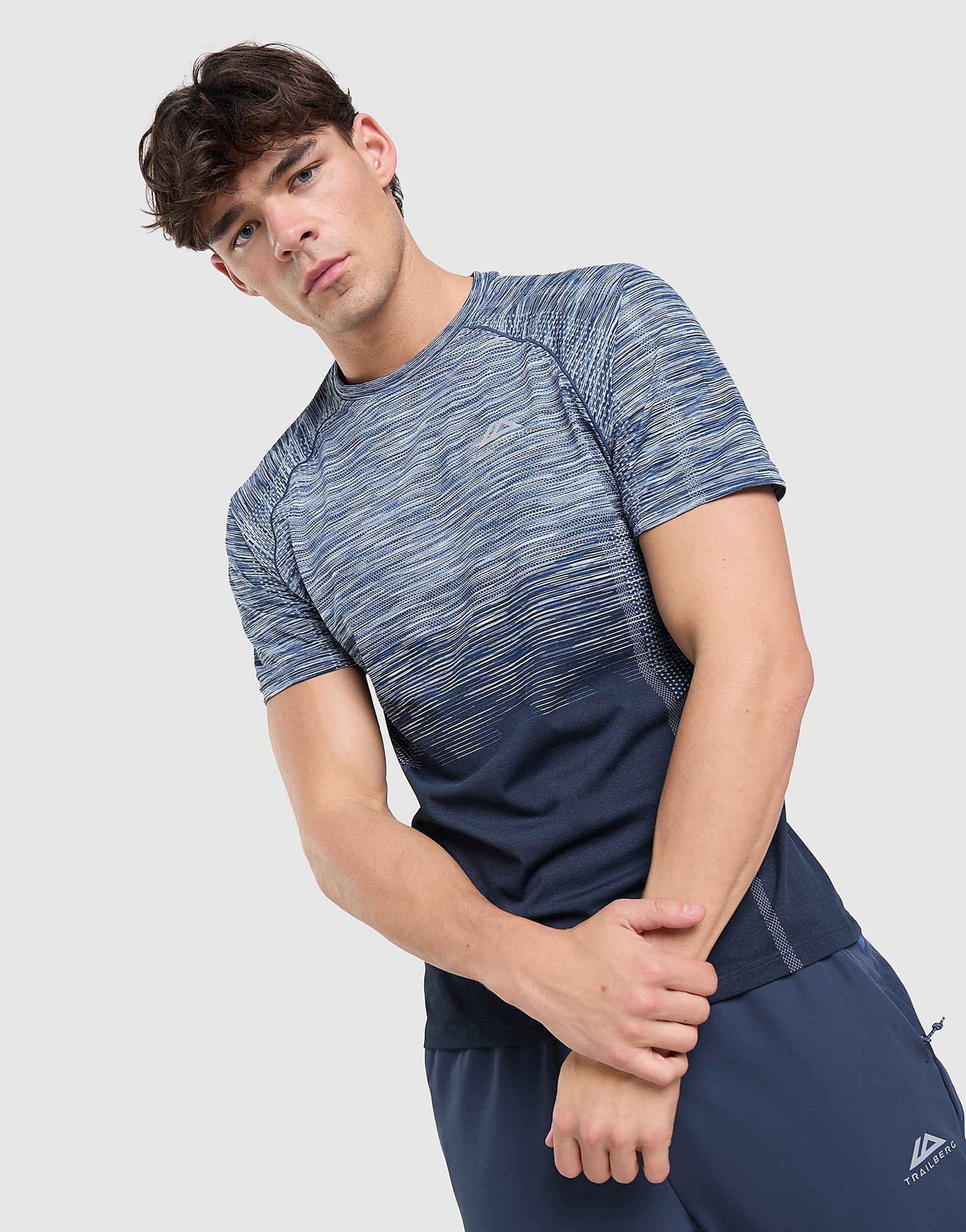 Trailberg Arc Seamless T-Shirt, blå