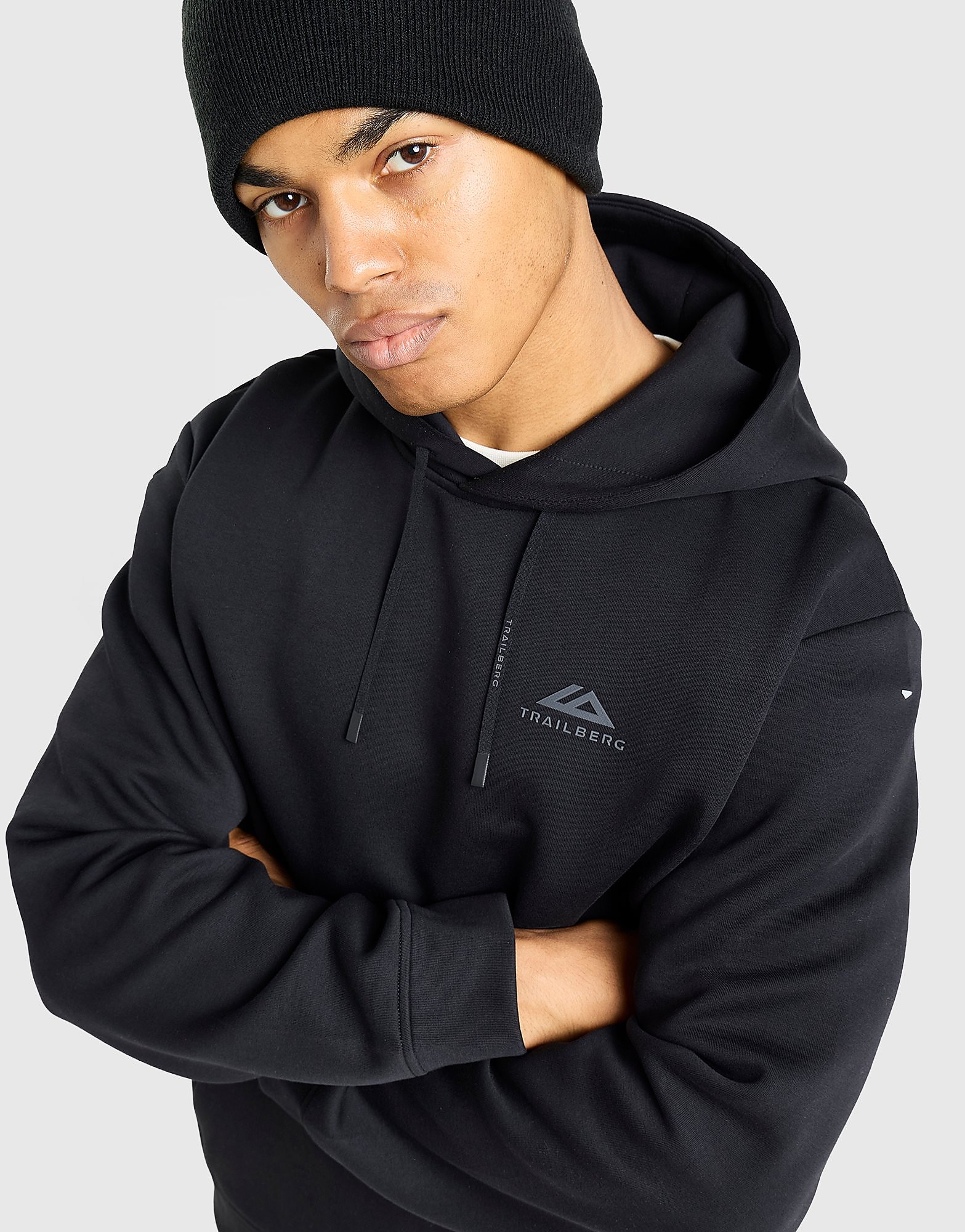 Trailberg Vital Fleece Hoodie, svart