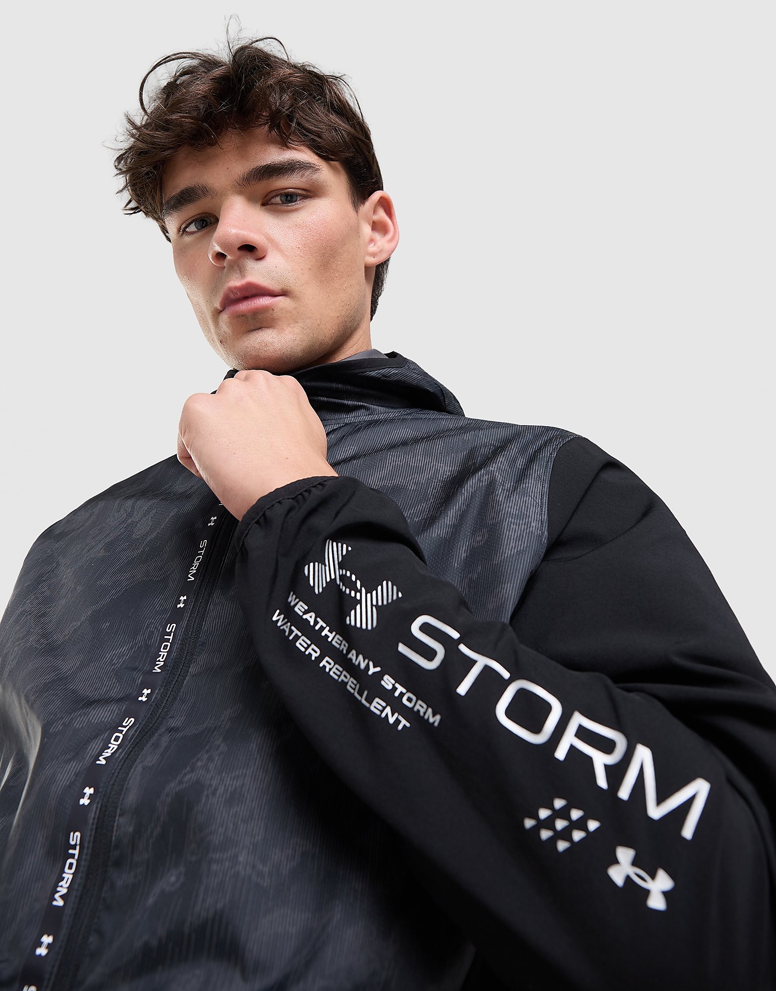 Under Armour Velocity Woven Jacket - Zwart- Heren, Zwart