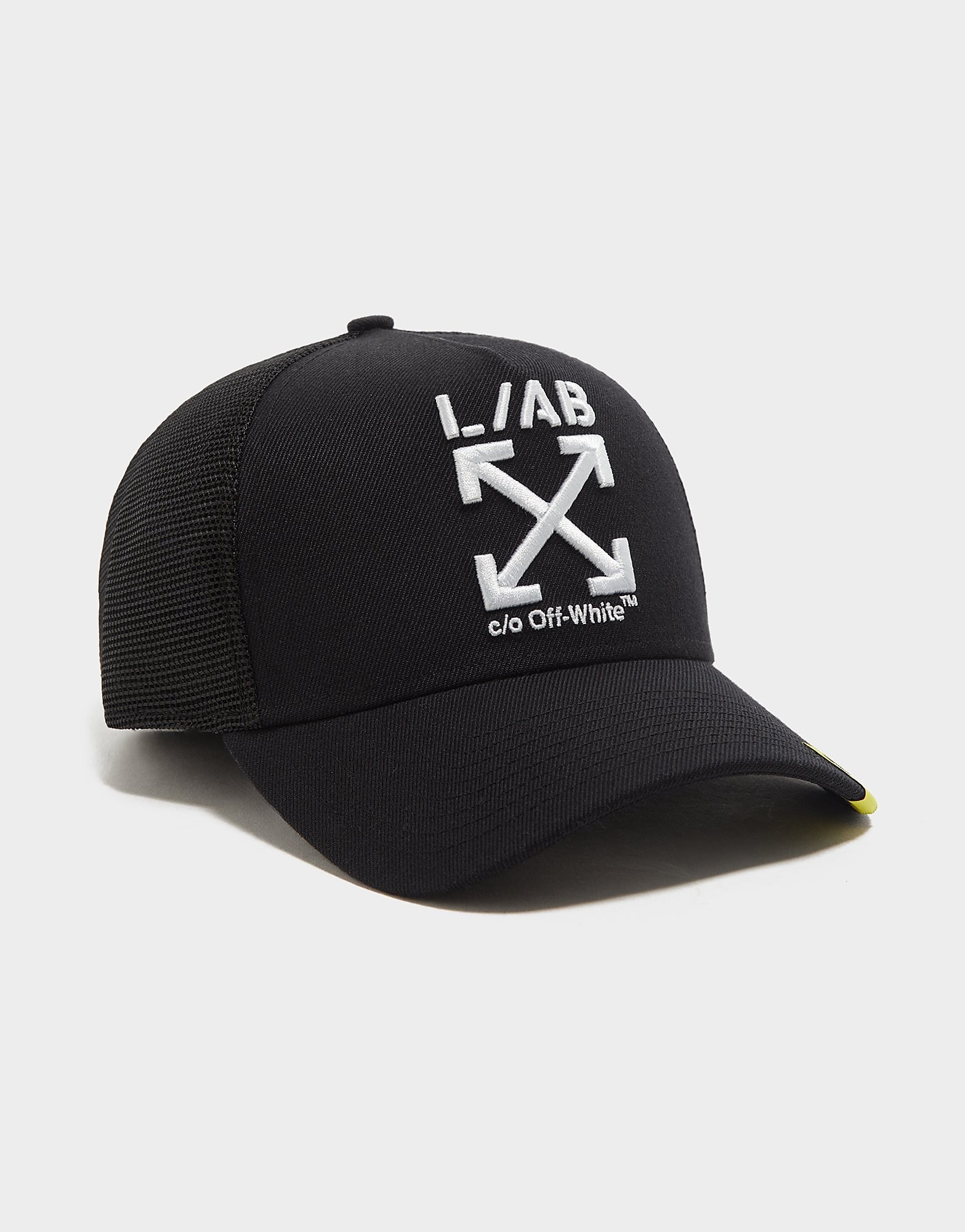 Off-White L/AB Trucker Cap - Zwart- Dames, Zwart