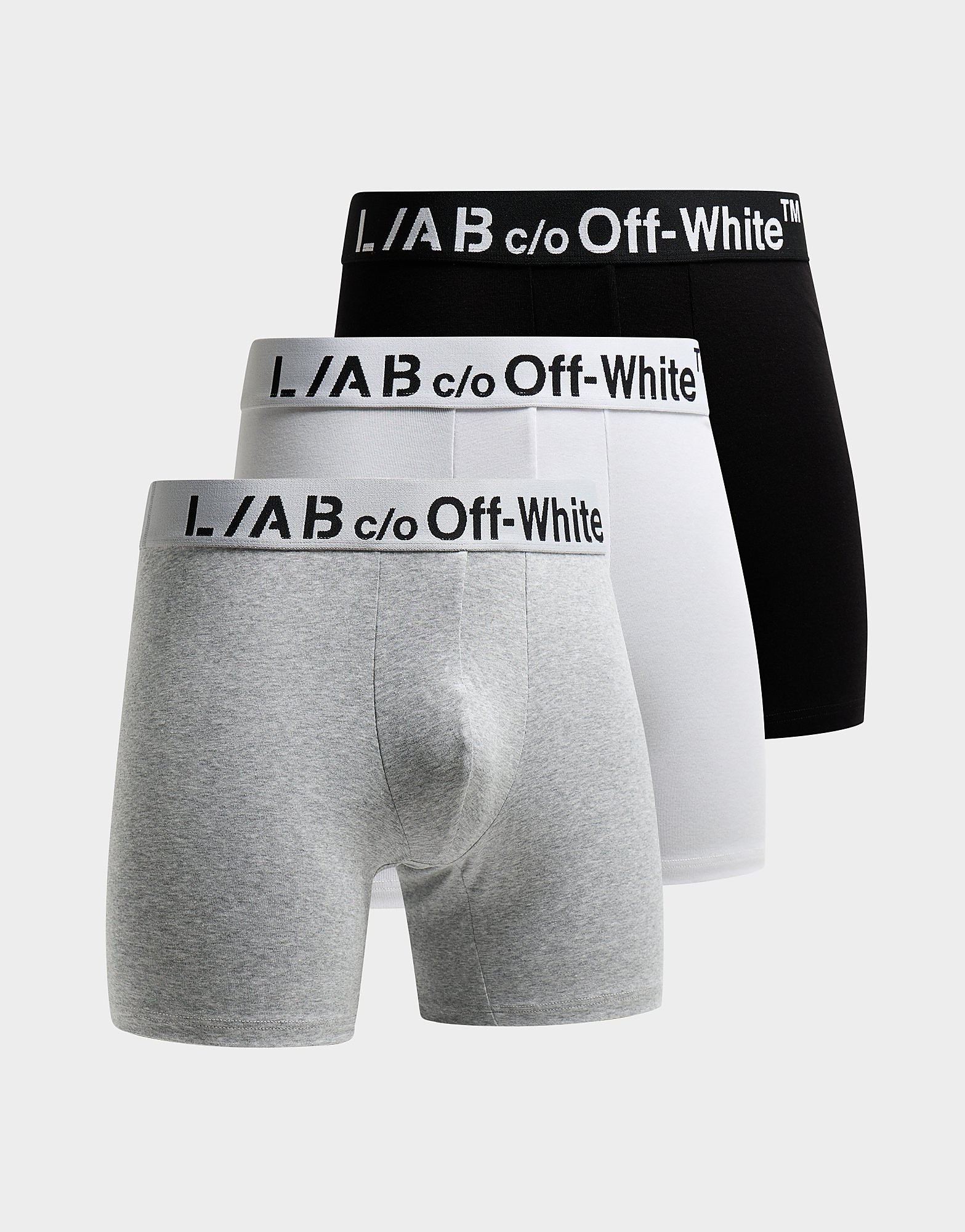 Off-White 3-Pack Boxers Wit- Heren Wit