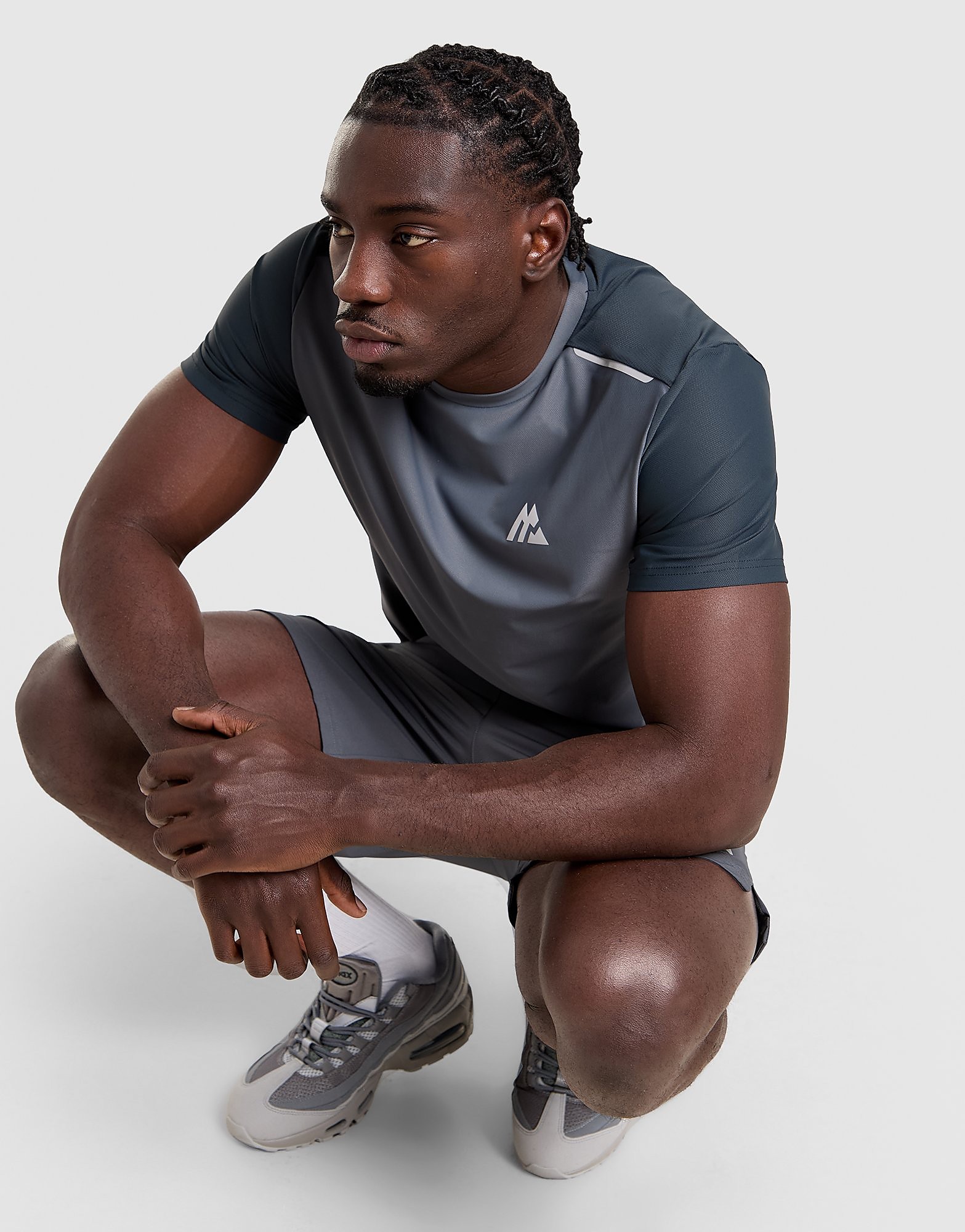 MONTIREX Charge T-Shirt - Grijs- Heren, Grijs L