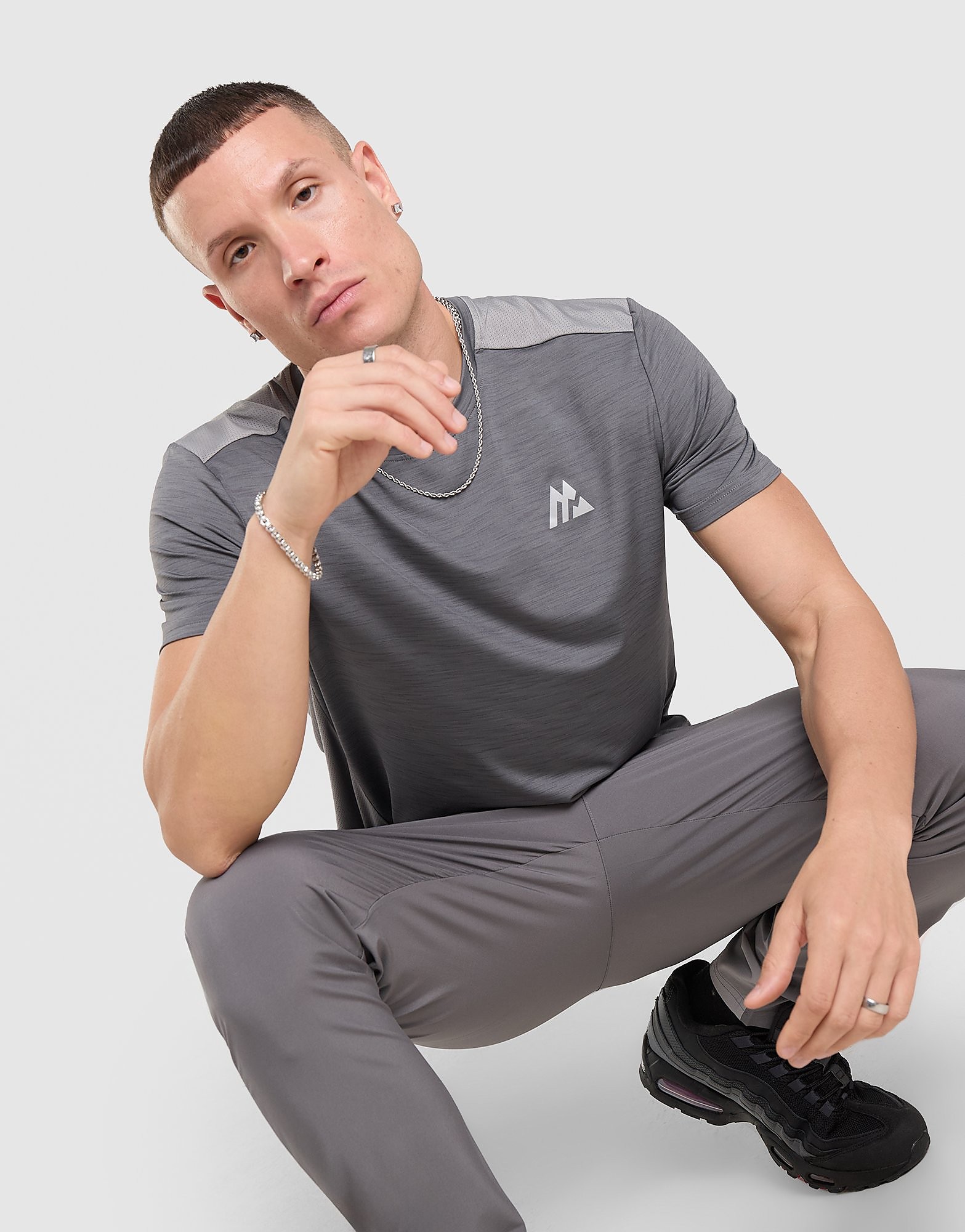 MONTIREX Fuse T-Shirt - Grijs- Heren, Grijs